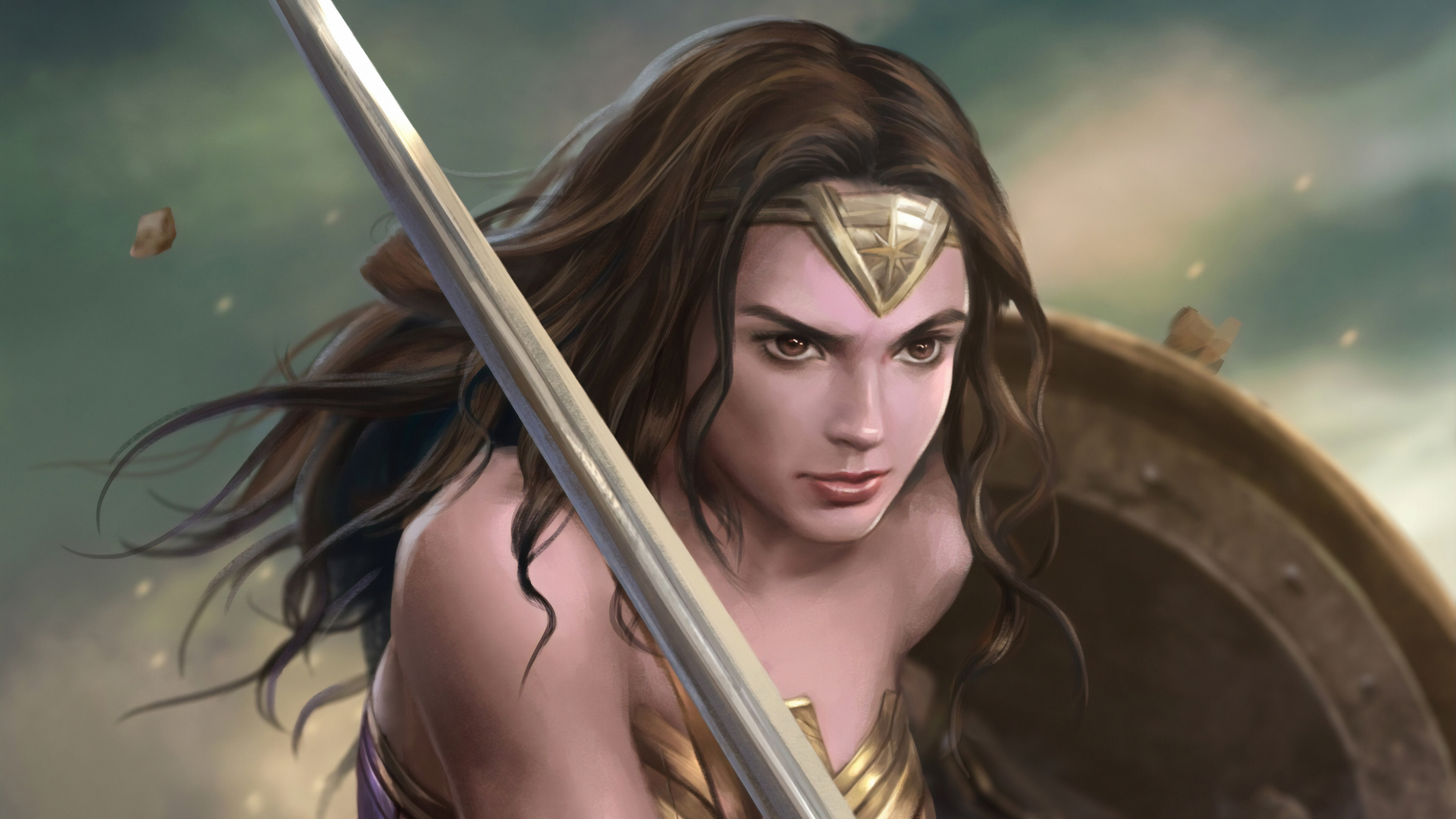 wonder woman warrior art 1570394162