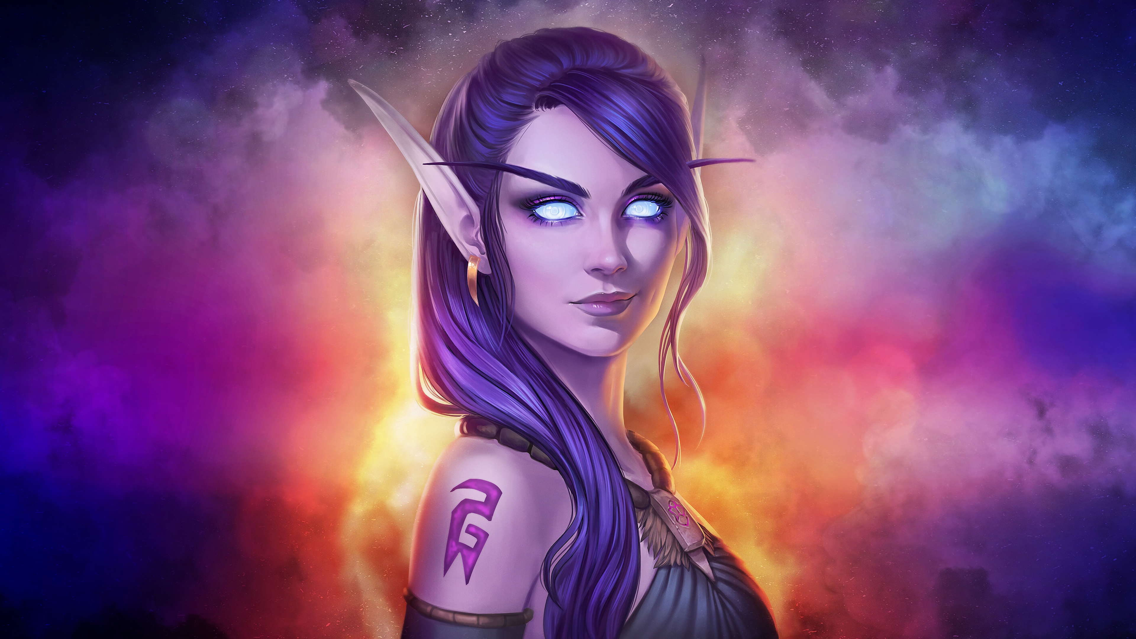 world of warcraft fantasy girl art 1570392322