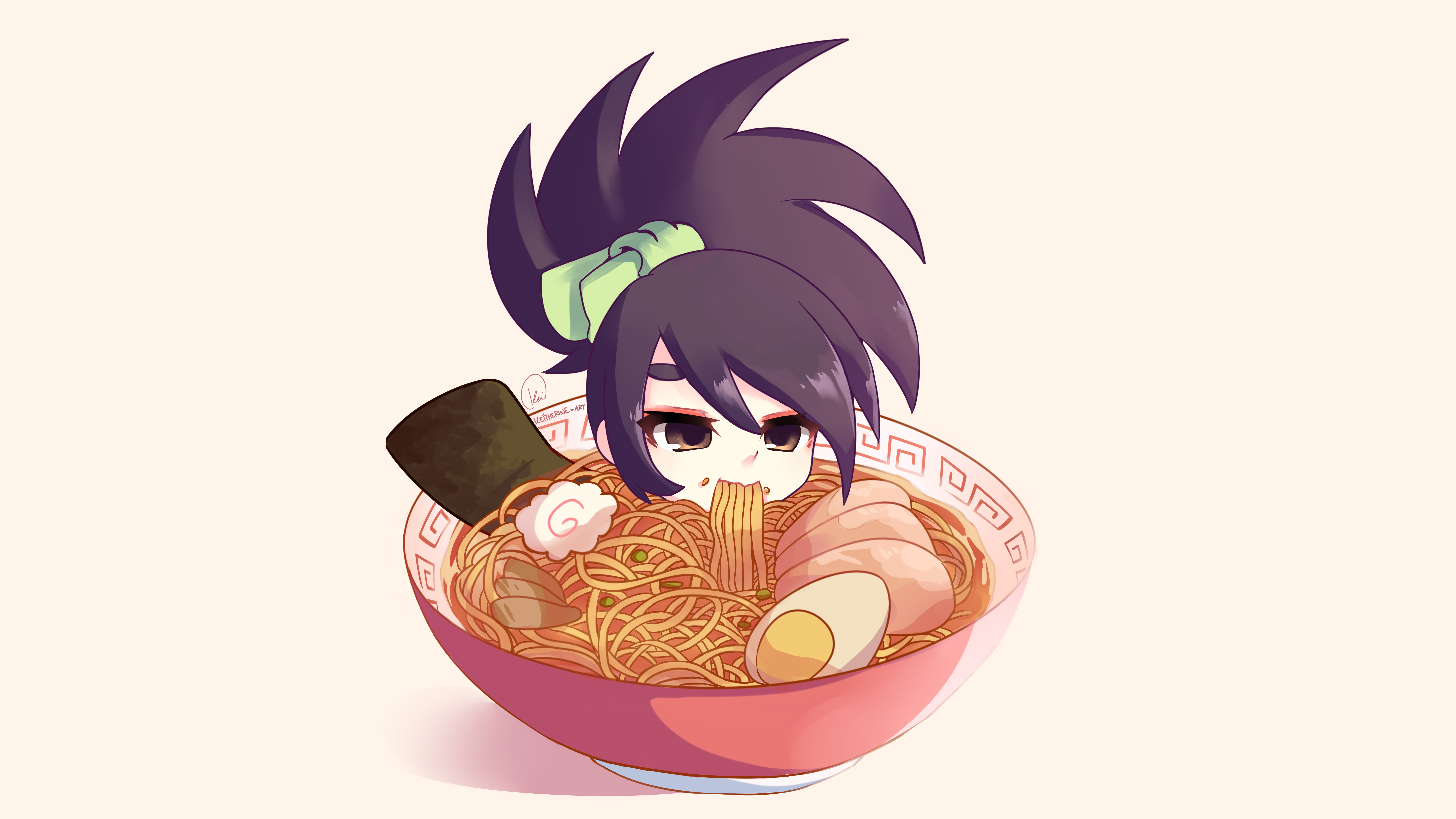 akali eating ramen league of legends lol lol 1574104003