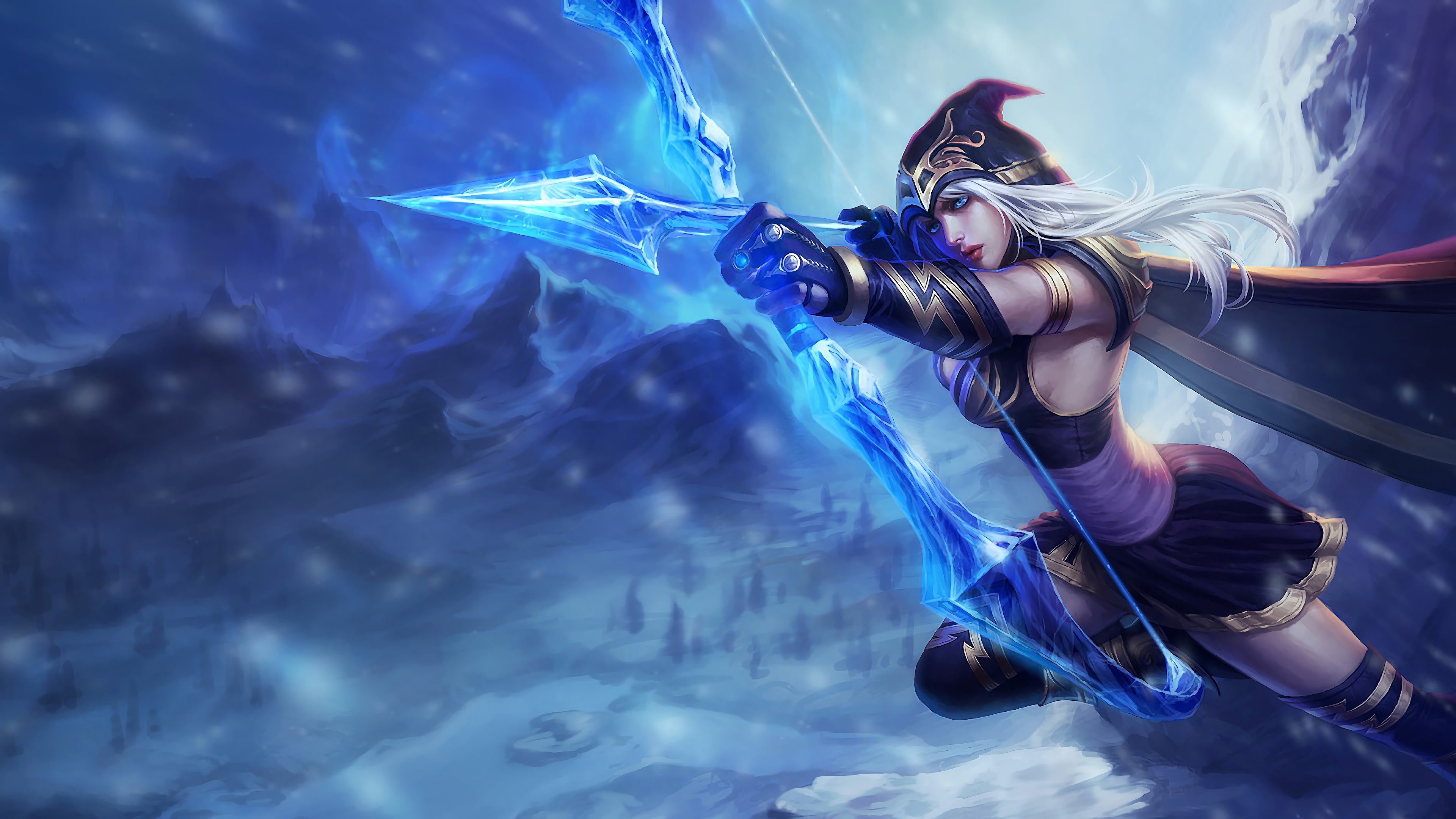 ashe lol splash art league of legends lol 1574102571