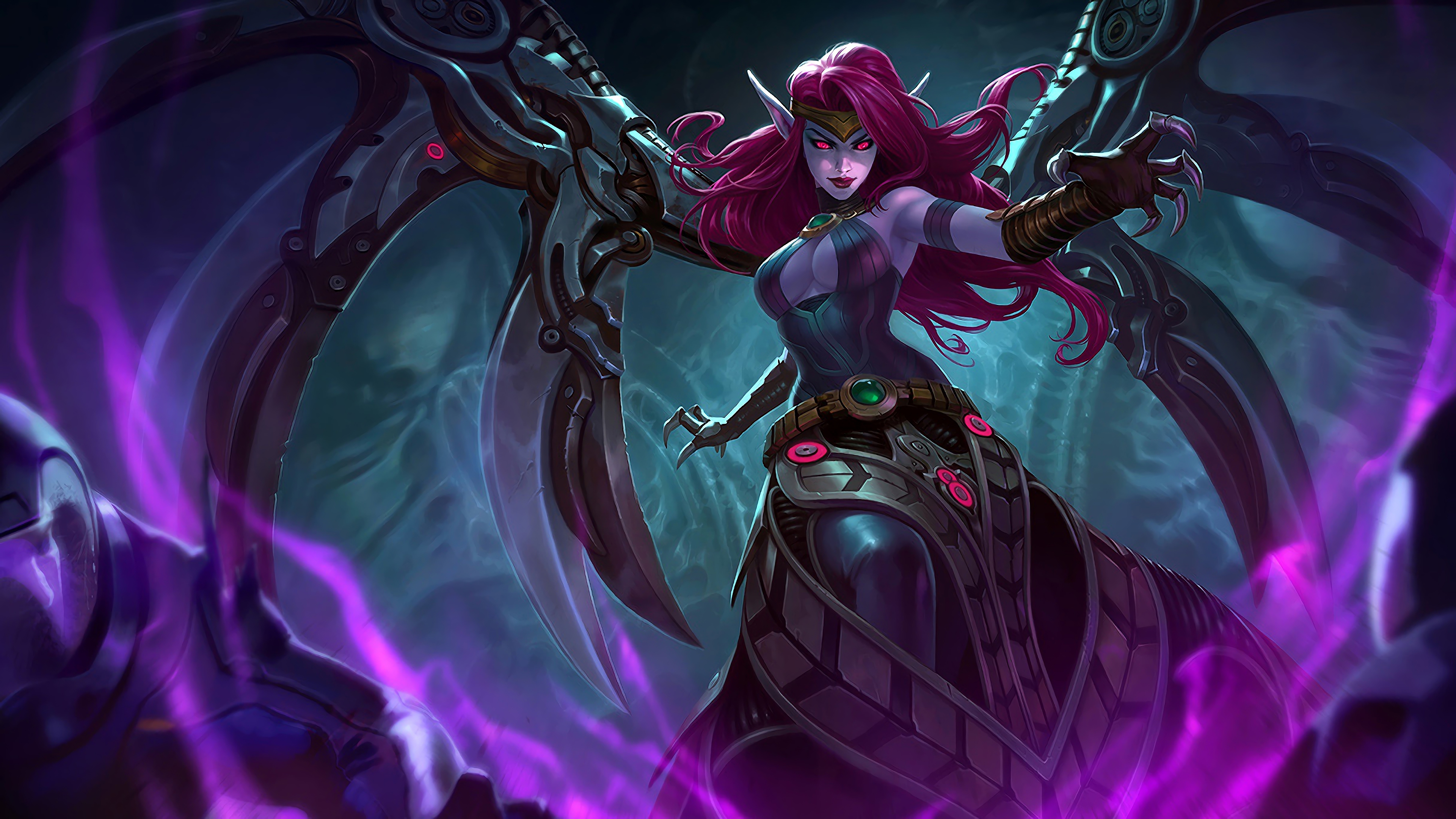 blade mistress morgana lol splash art league of legends 1574098206