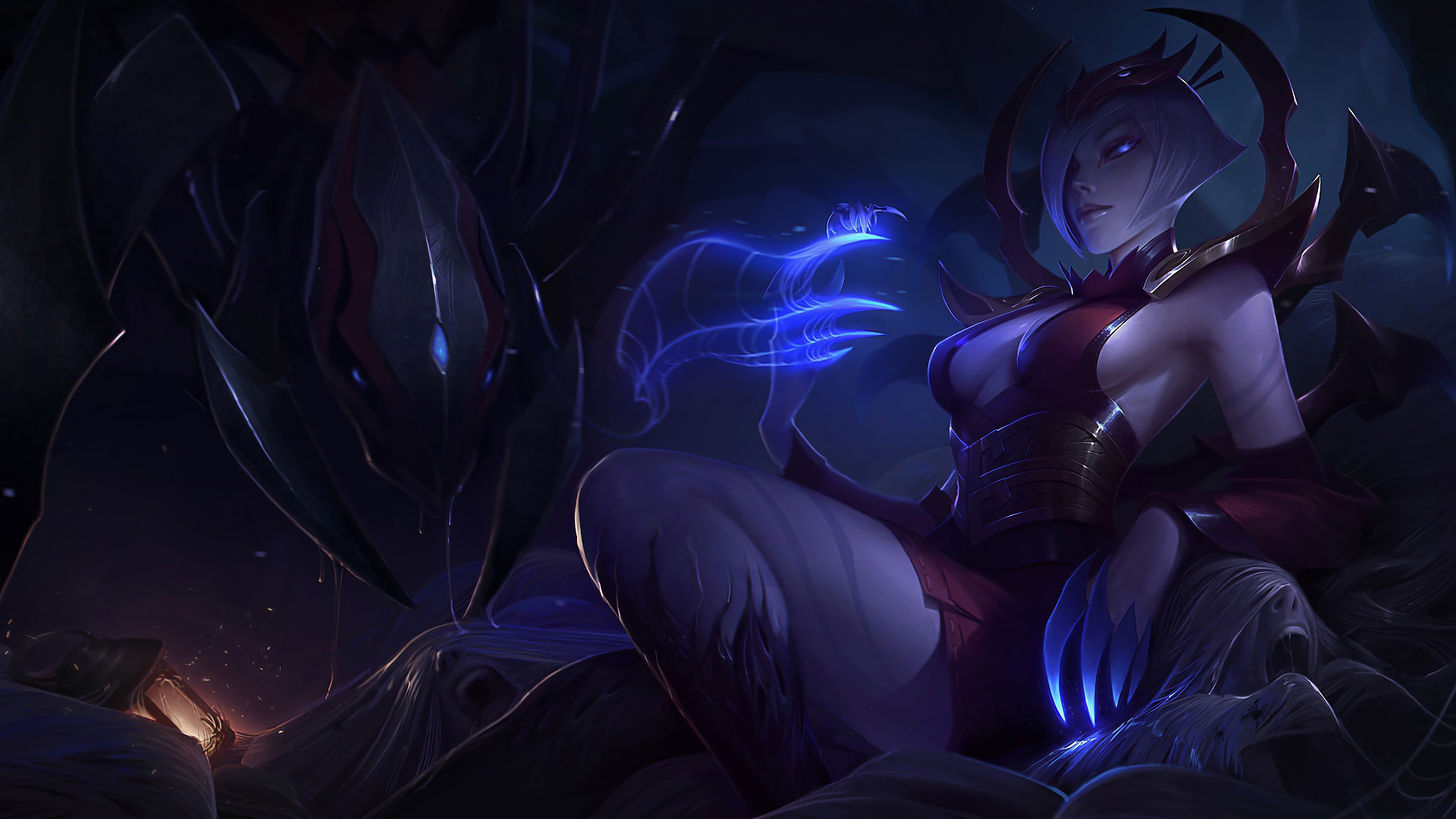 blood moon elise splash art