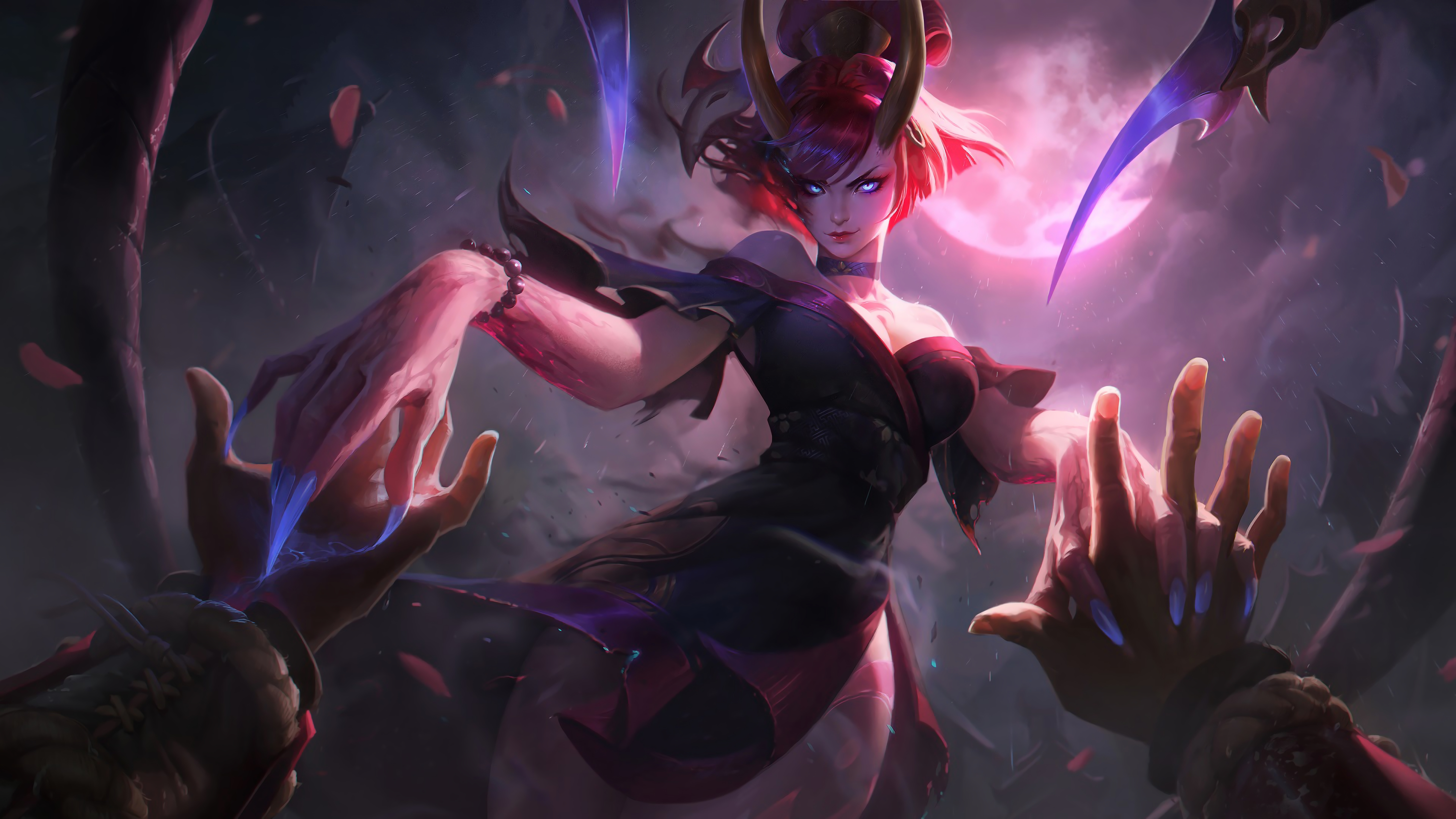 blood moon evelynn lol splash art league of legends lol 1574103299