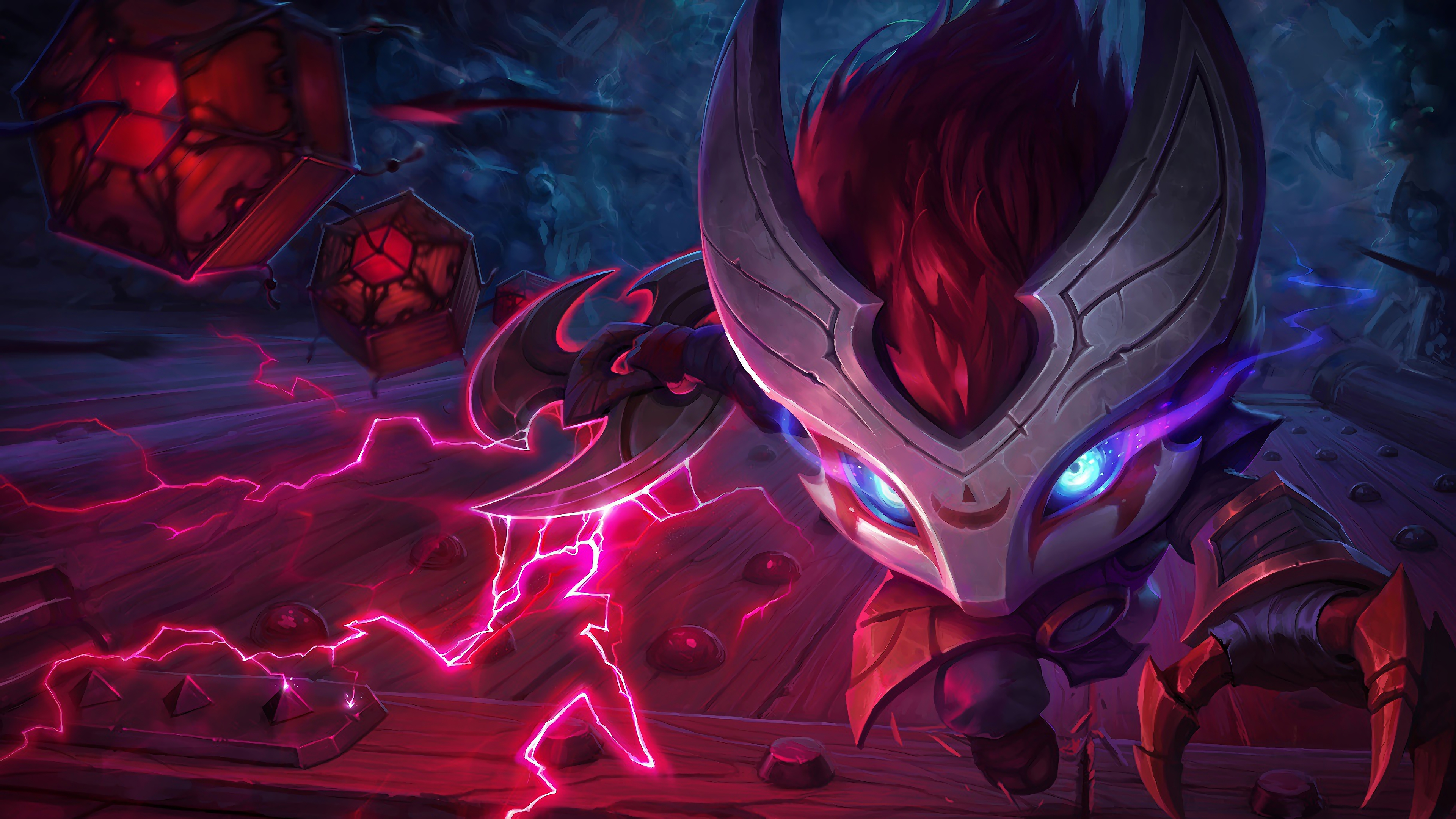 Wallpaper 4k Blood Moon Kennen Lol Splash Art League Of Legends