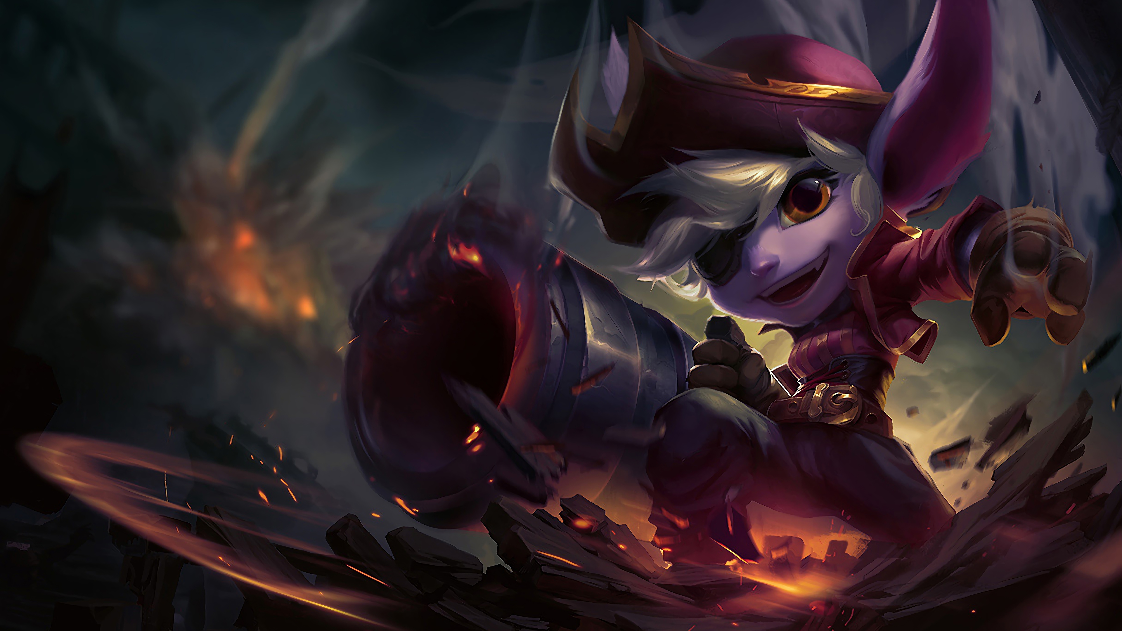 buccaneer tristana lol splash art league of legends 1574098187