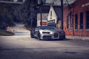 bugatti in the street 1572660895