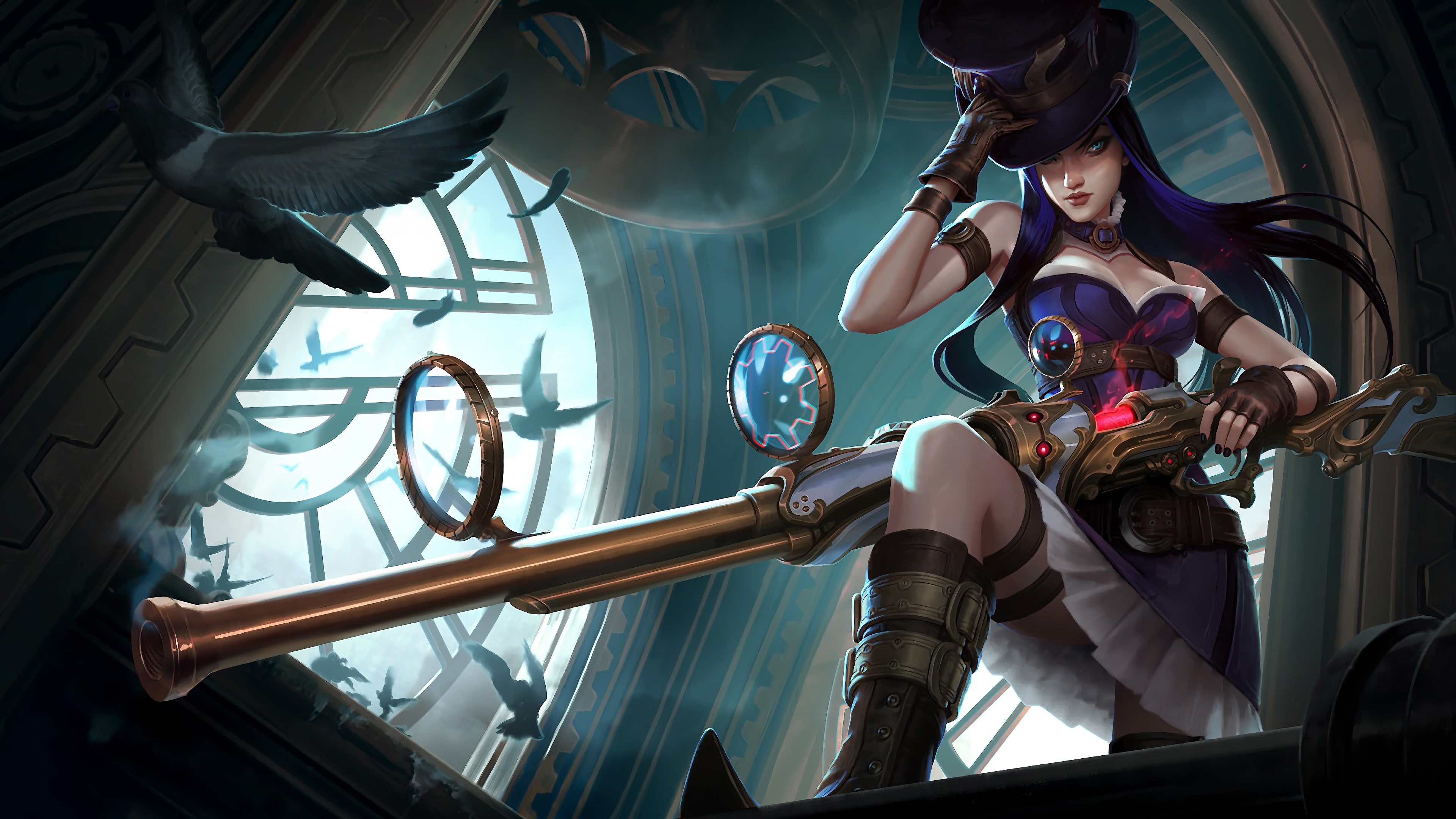 caitlyn lol splash art league of legends lol 1574102038