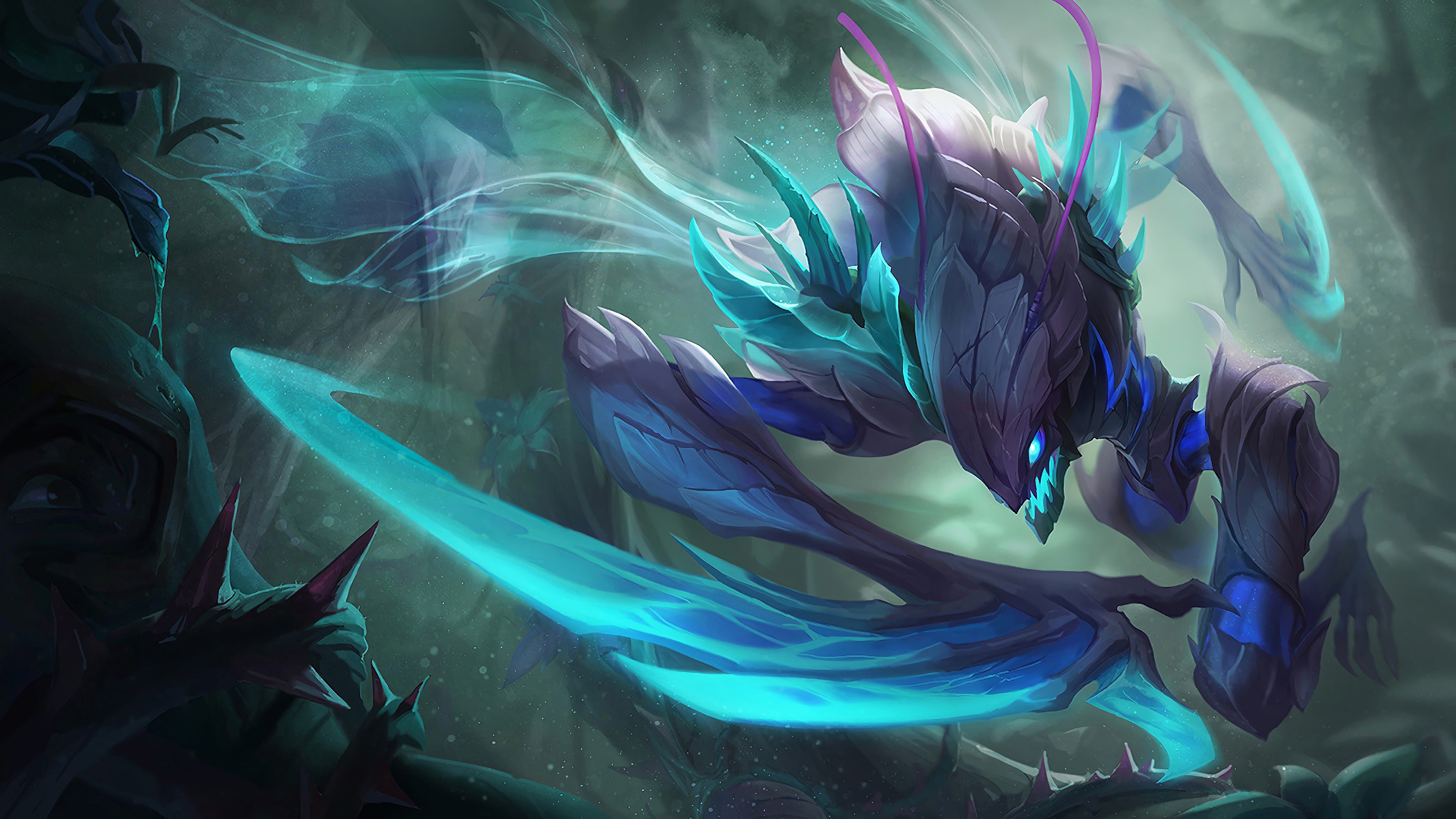 death blossom kha zix lol splash art league of legends 1574100467