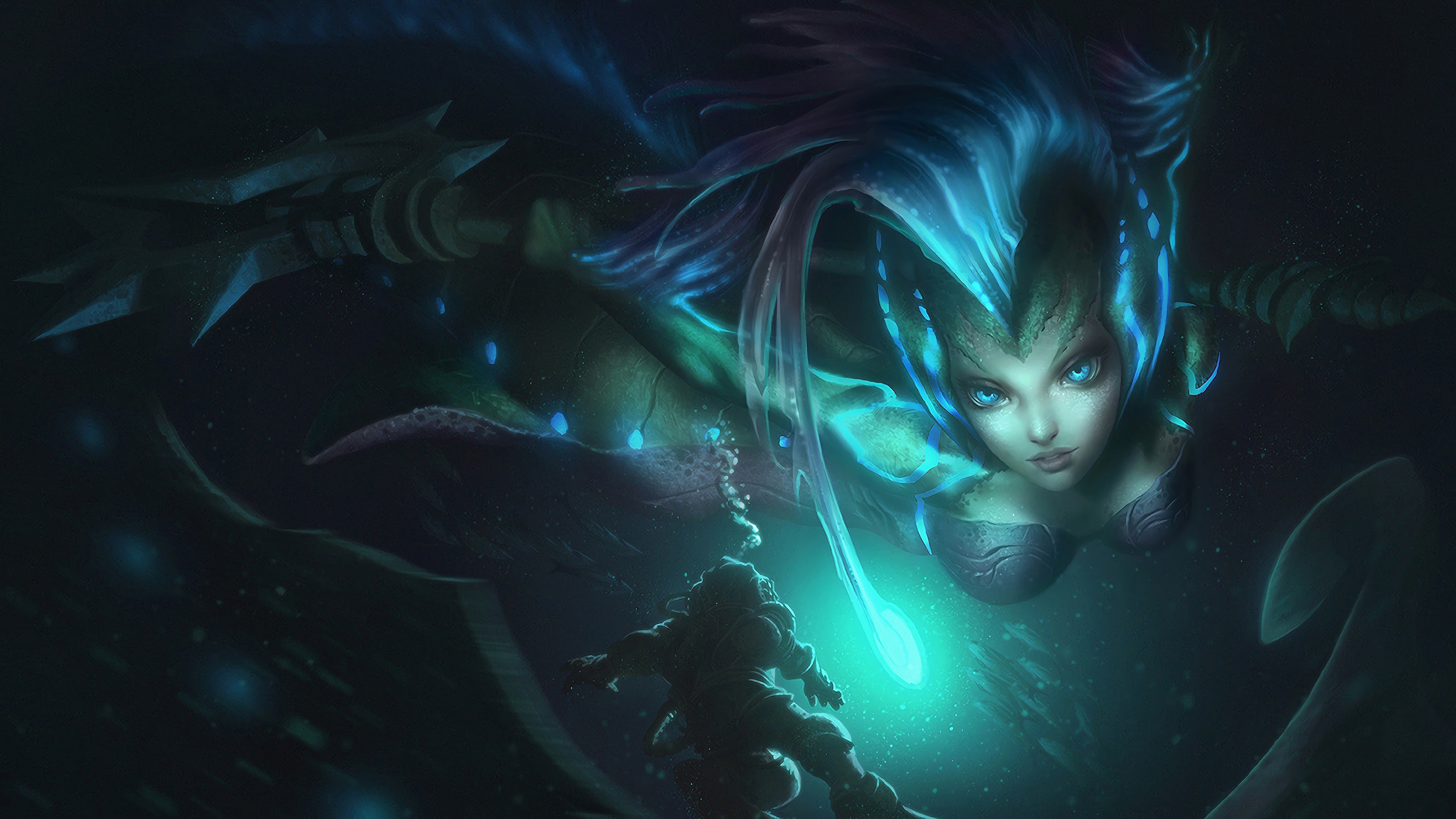 deep sea nami lol splash art league of legends 1574099945