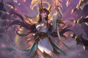 divine sword irelia lol splash art league of legends lol 1574103959