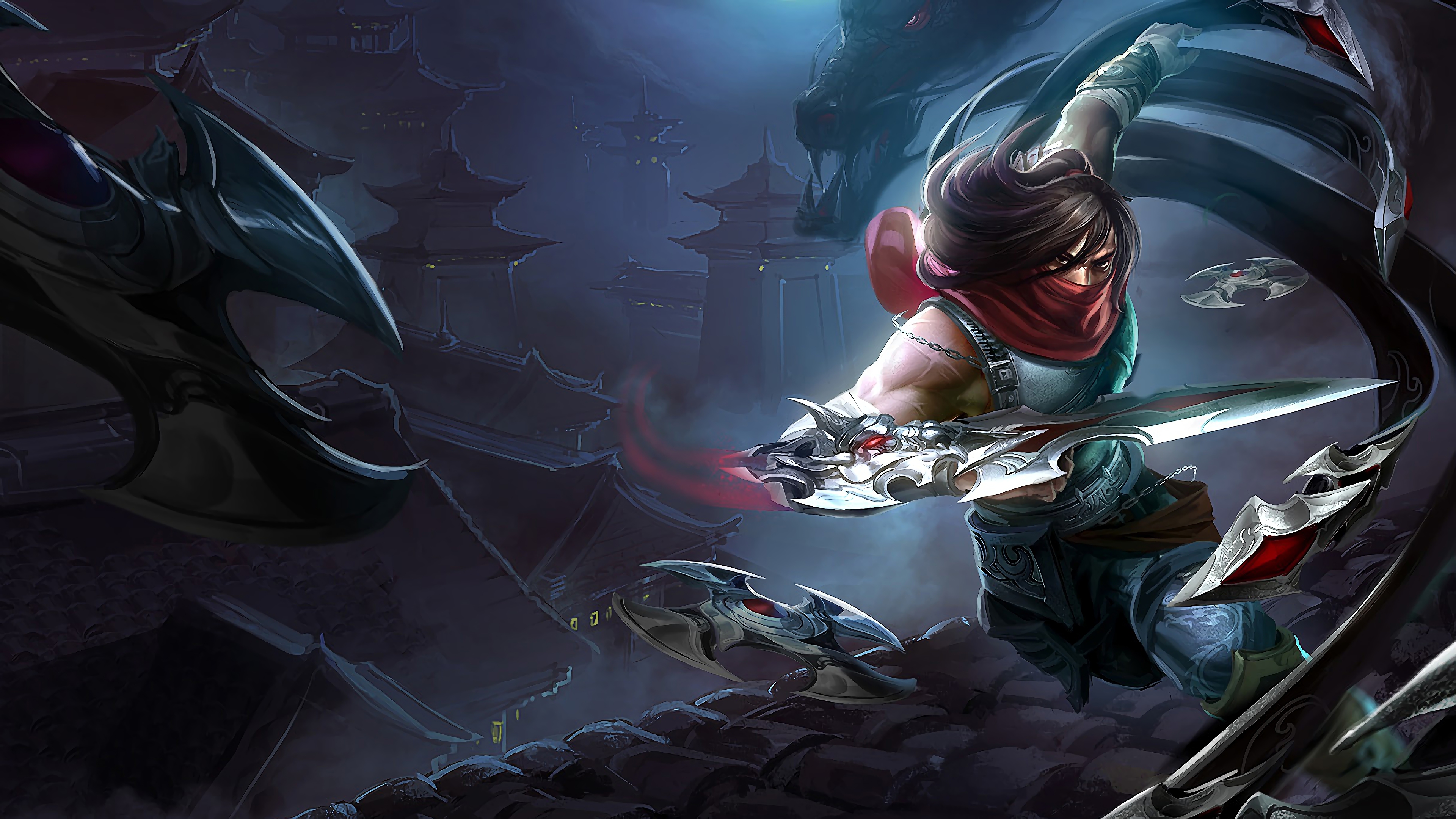 dragonblade talon lol splash art league of legends 1574100451