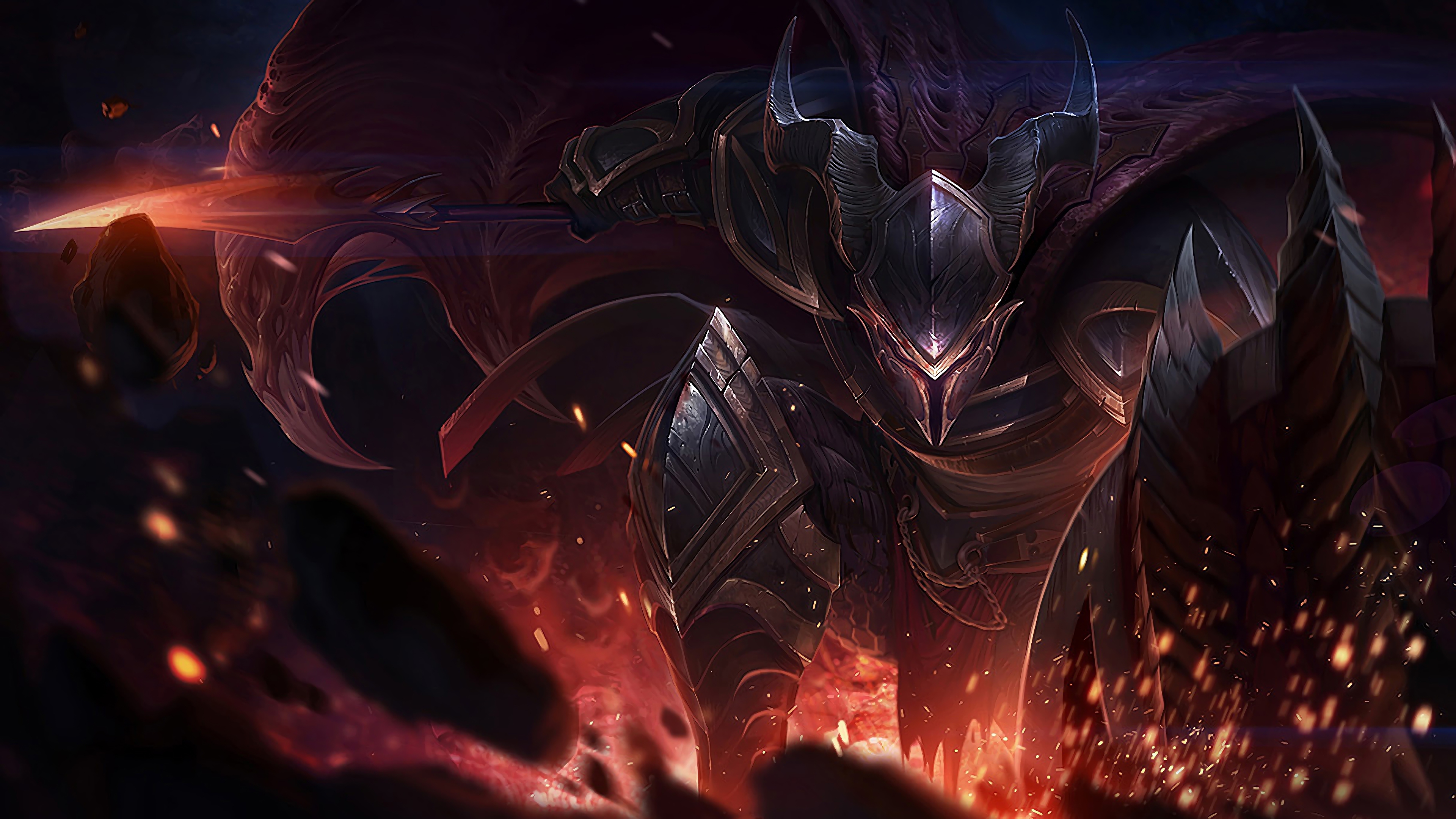 Dragonslayer Pantheon LoL Splash Art League of Legends