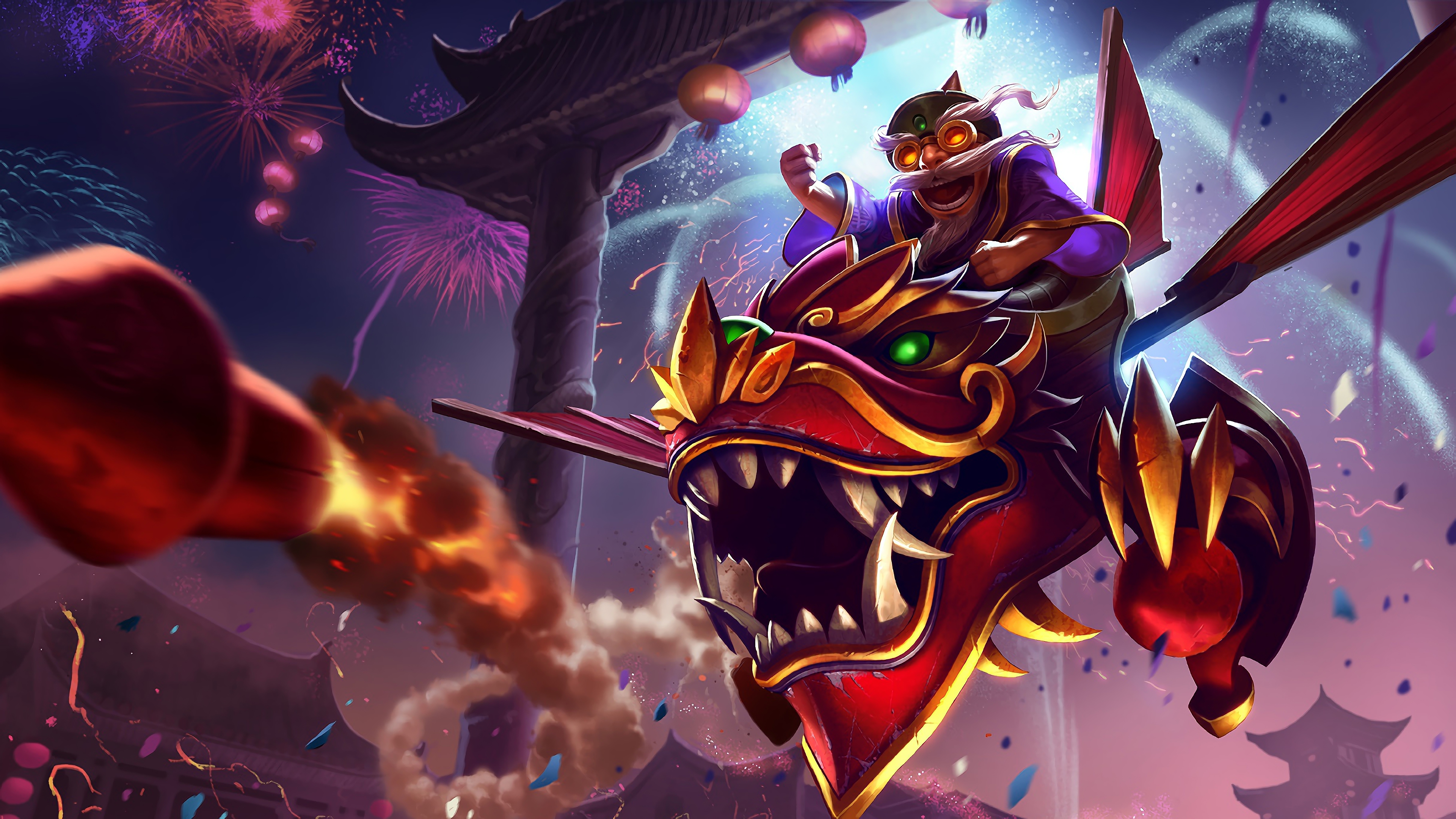 dragonwing corki lol splash art league of legends 1574099731