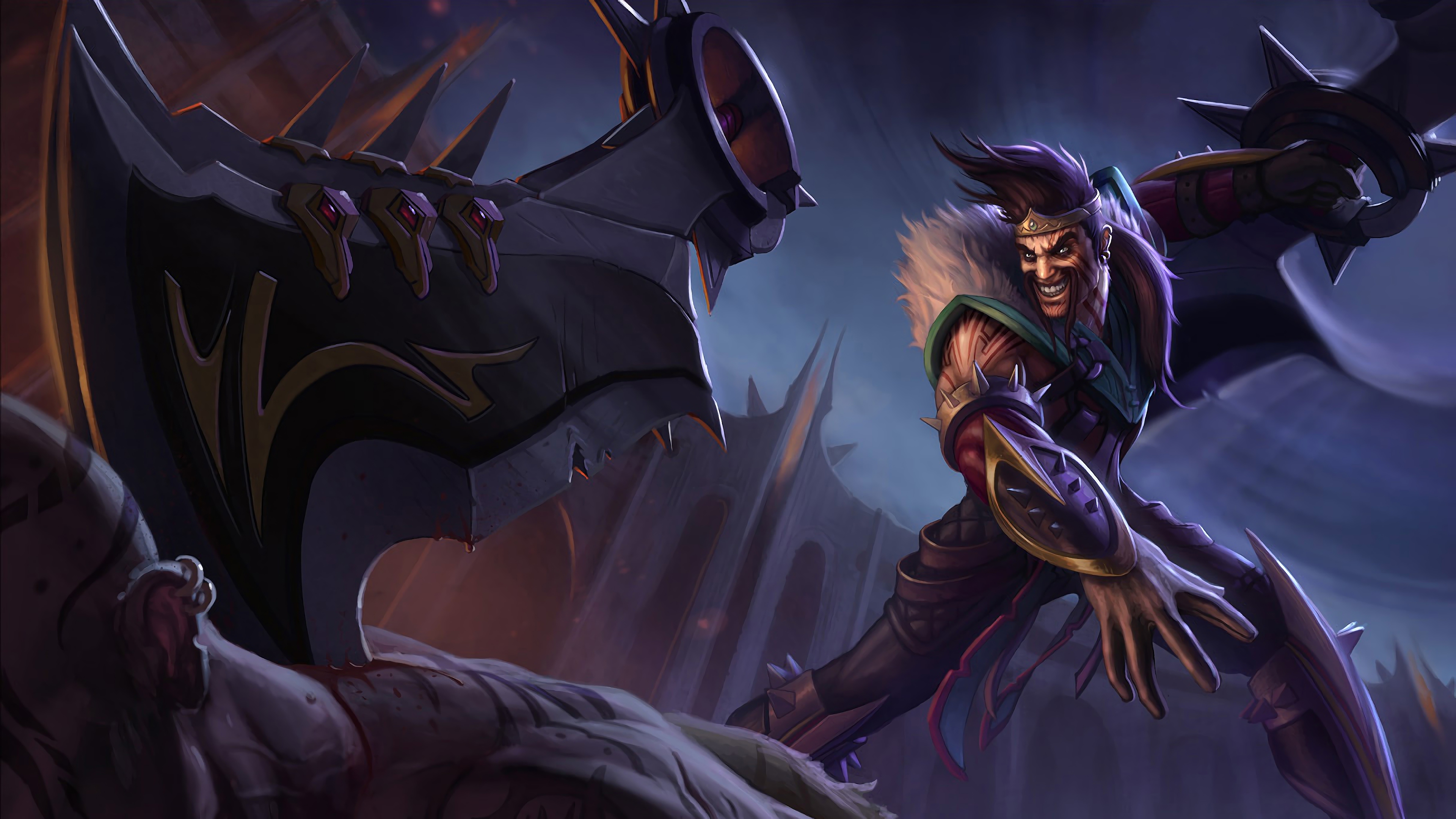 draven lol splash art league of legends lol 1574102064