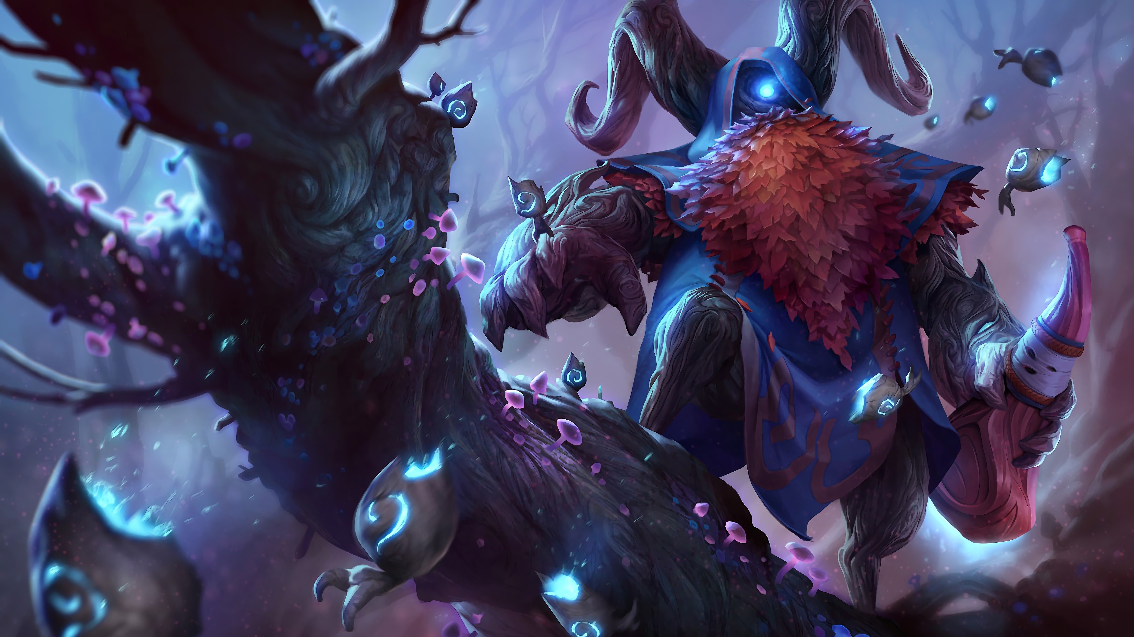 elderwood bard lol splash art league of legends 1574101214