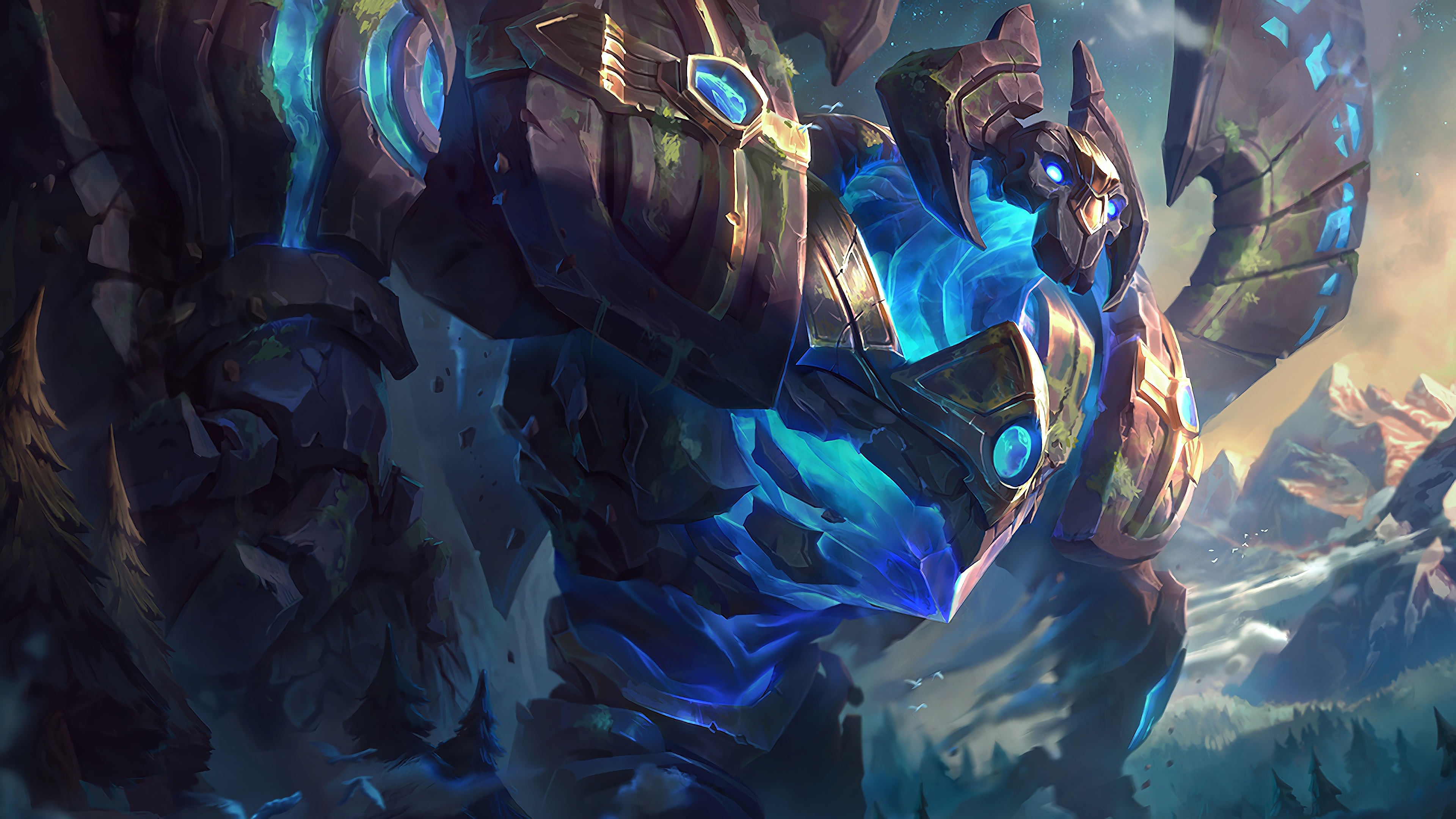 enchanted galio lol splash art league of legends lol 1574102030