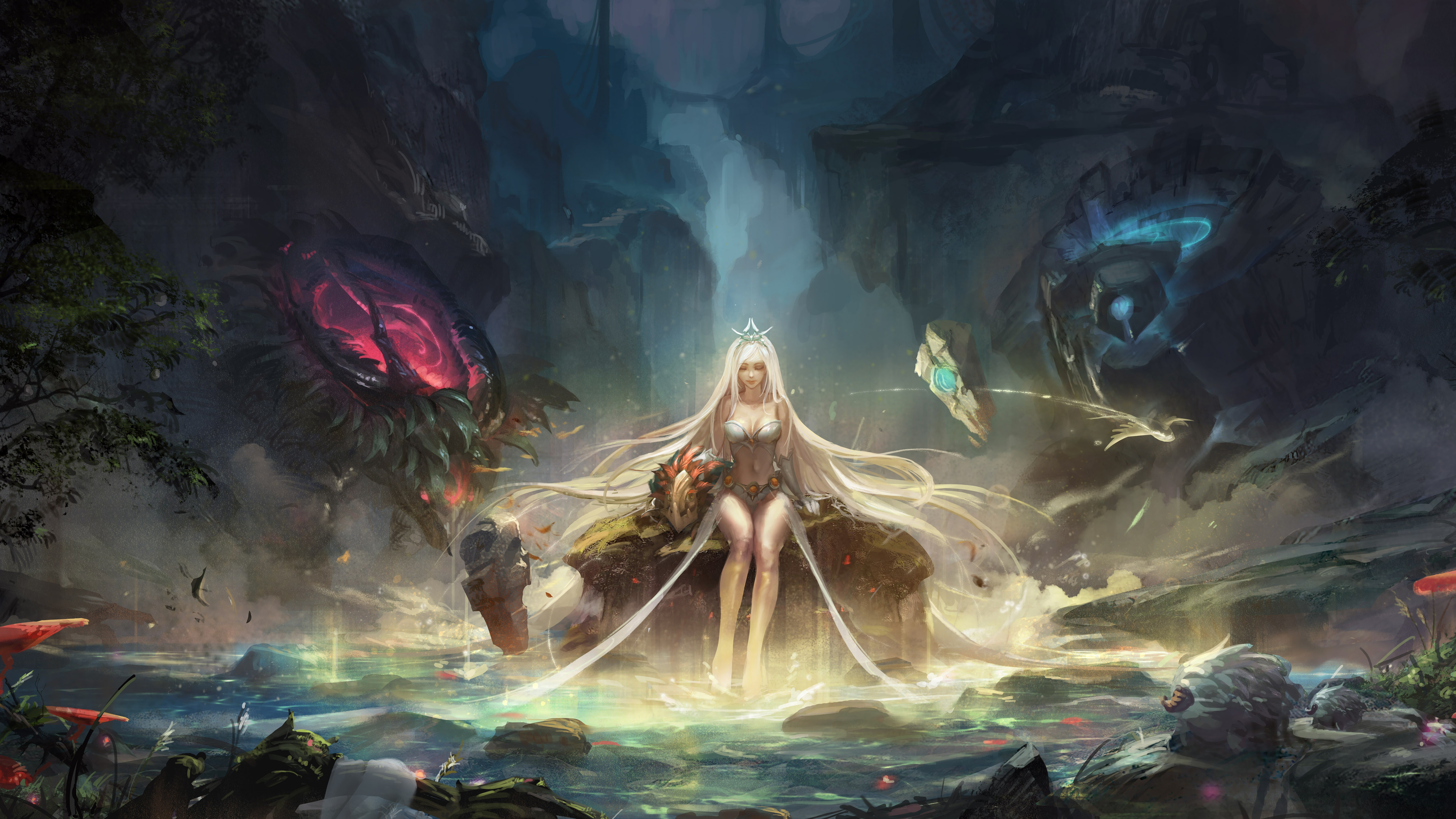 janna lol league of legends 8k wallpaper