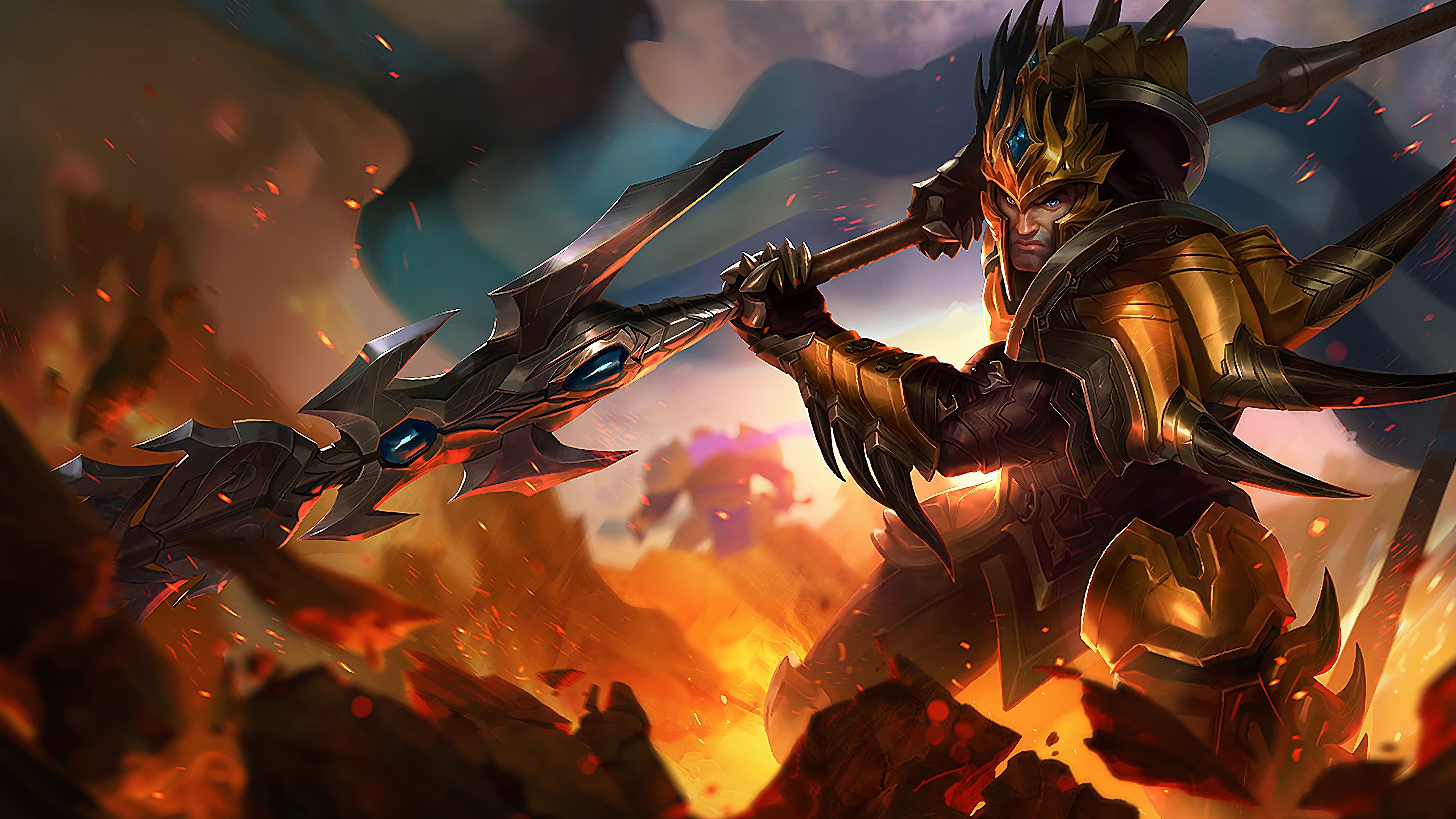 jarvan iv lol splash art league of legendsart 1574101349