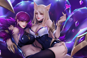 k da ahri and evelynn league of legends lol lol 1574104393