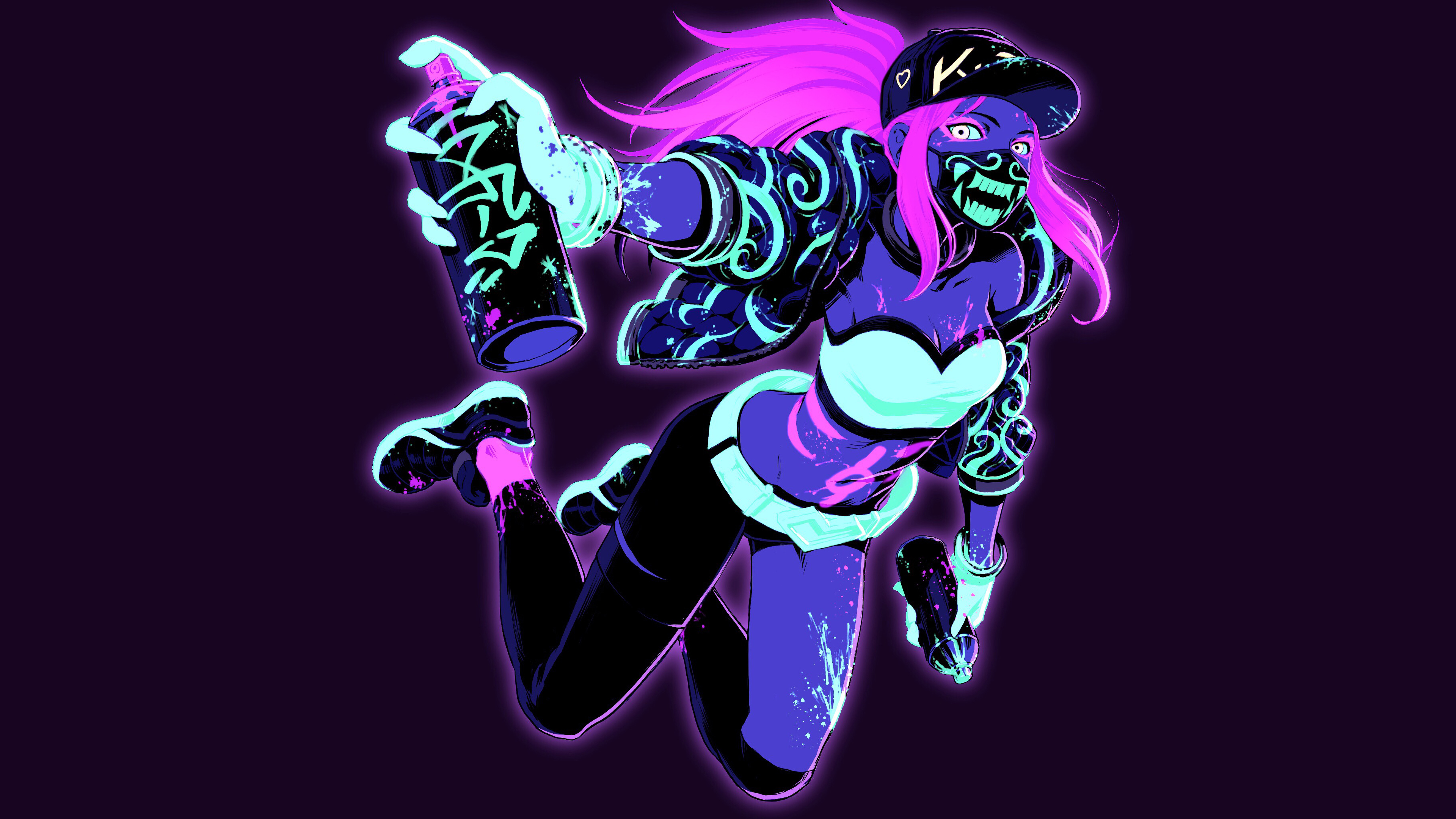 k da akali neon league of legends lol lol 1574104696