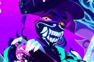 k da akali neon league of legends lol lol 1574104710