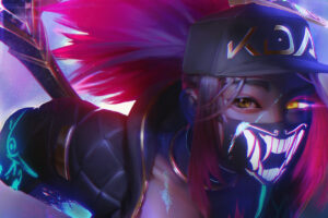 k da akali neon league of legends lol lol 1574104760