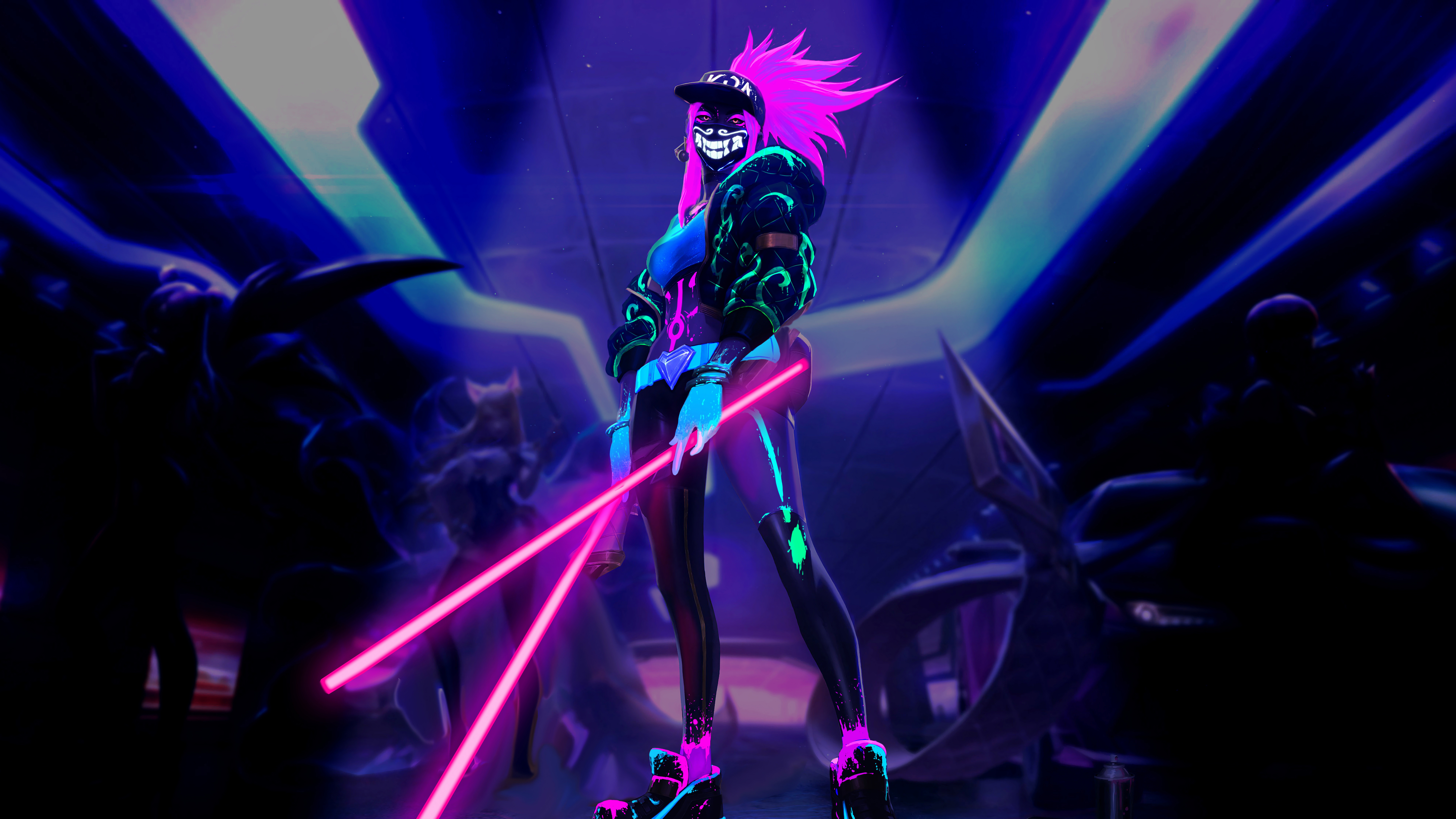 k da akali neon league of legends lol lol 1574104861