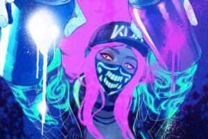 k da akali neon lol league of legends lol 1574105051