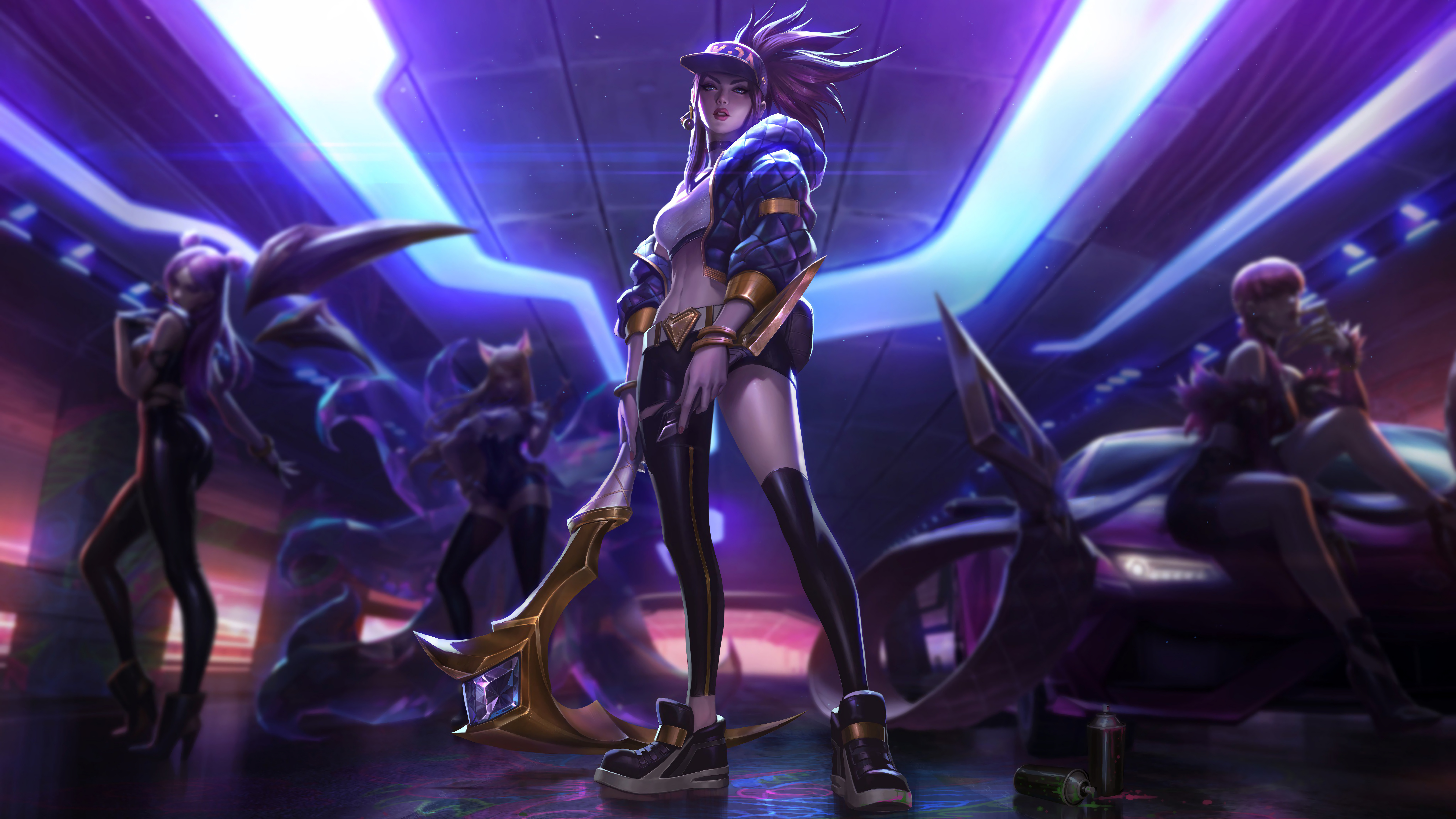 k da akali splash art league of legends lol lol 1574104318