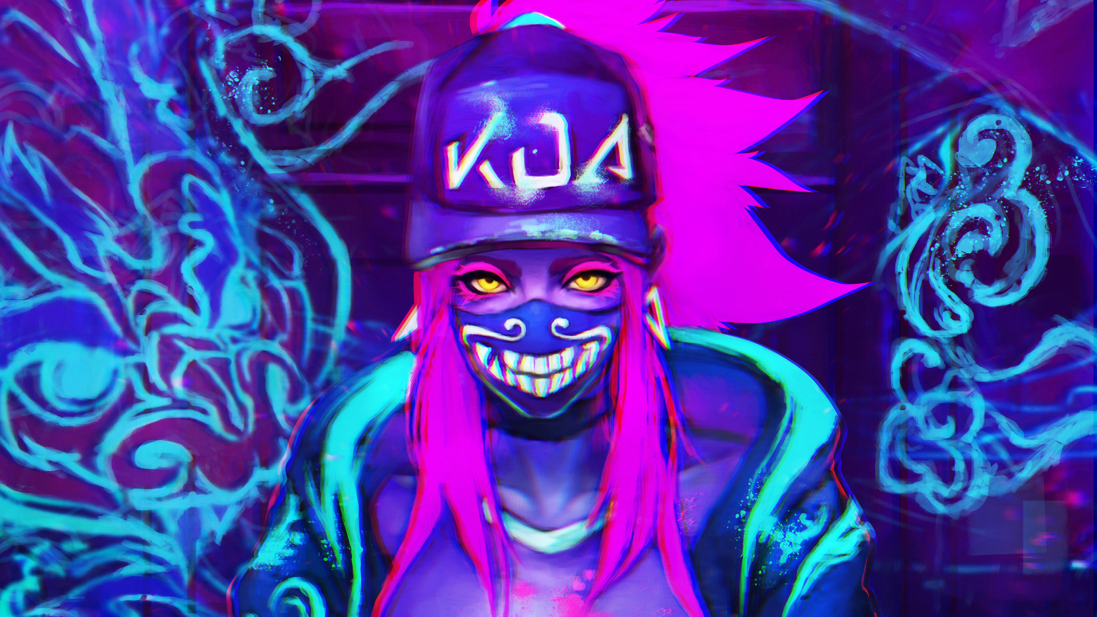 k da neon akali league of legends lol lol 1574104748