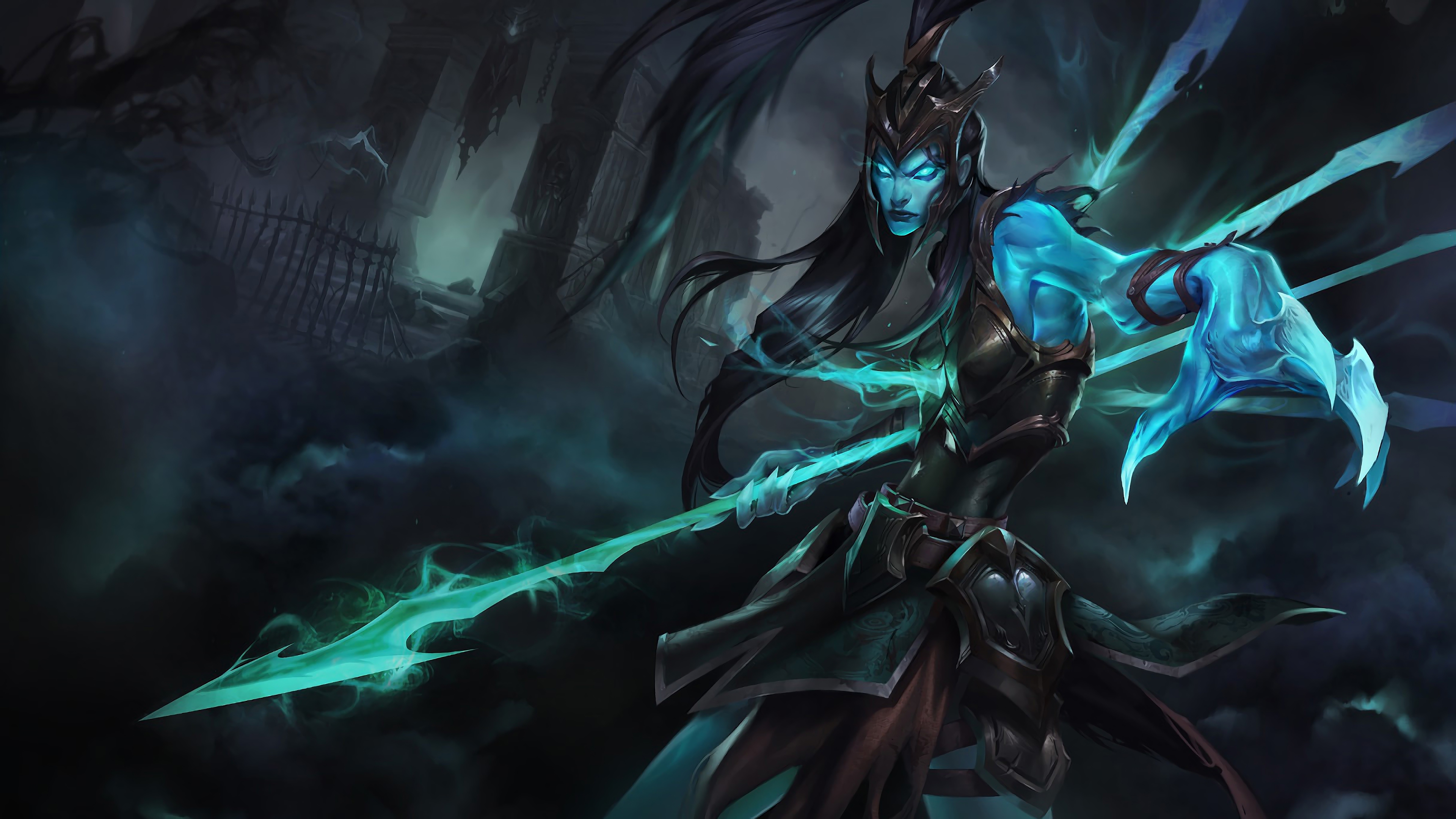 kalista lol splash art league of legends lol 1574101725