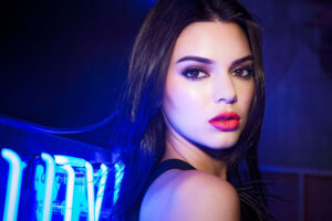 kendall jenner neon lights photography 2019 1574936766