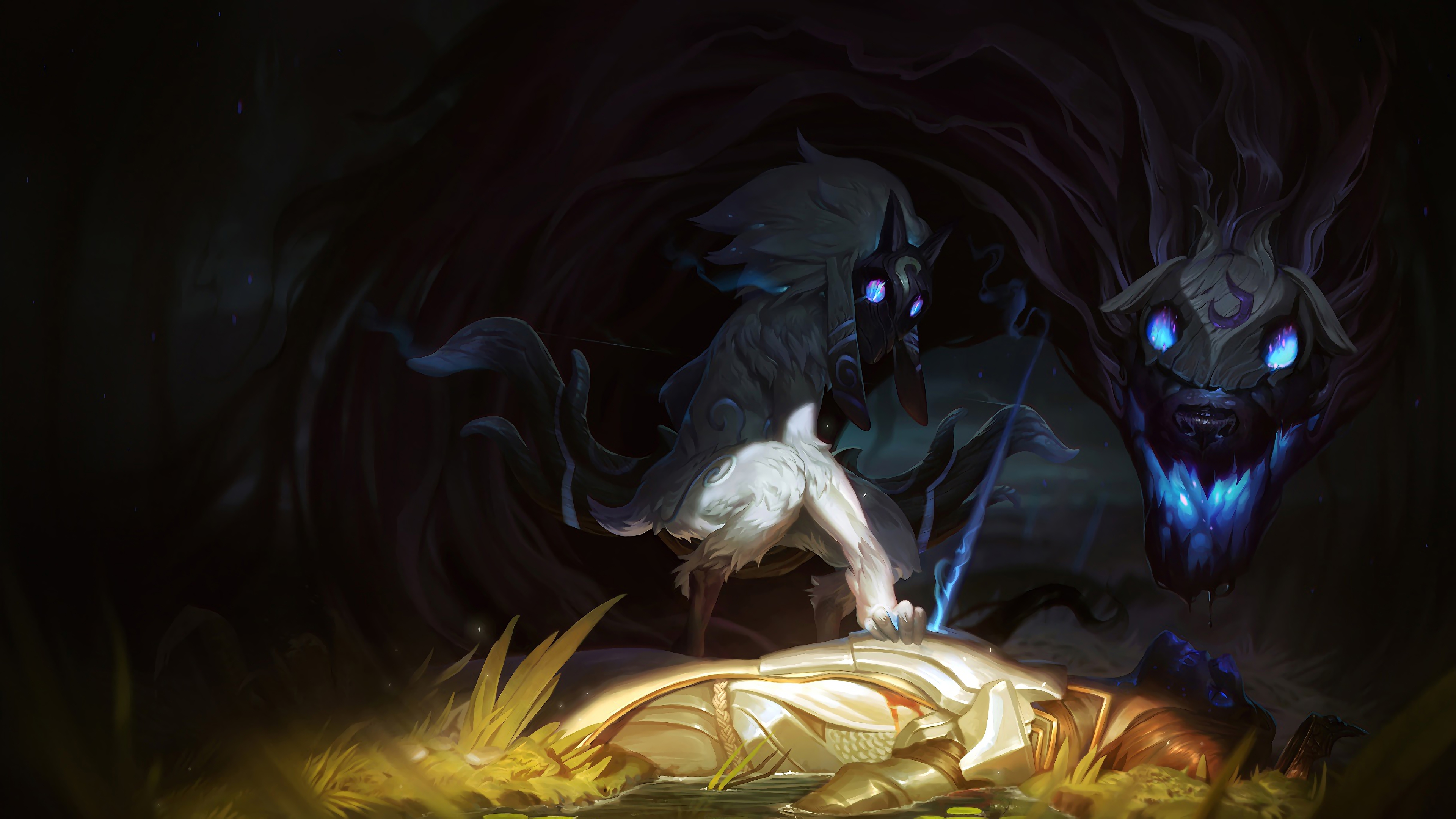 kindred lol splash art league of legends lol 1574101866