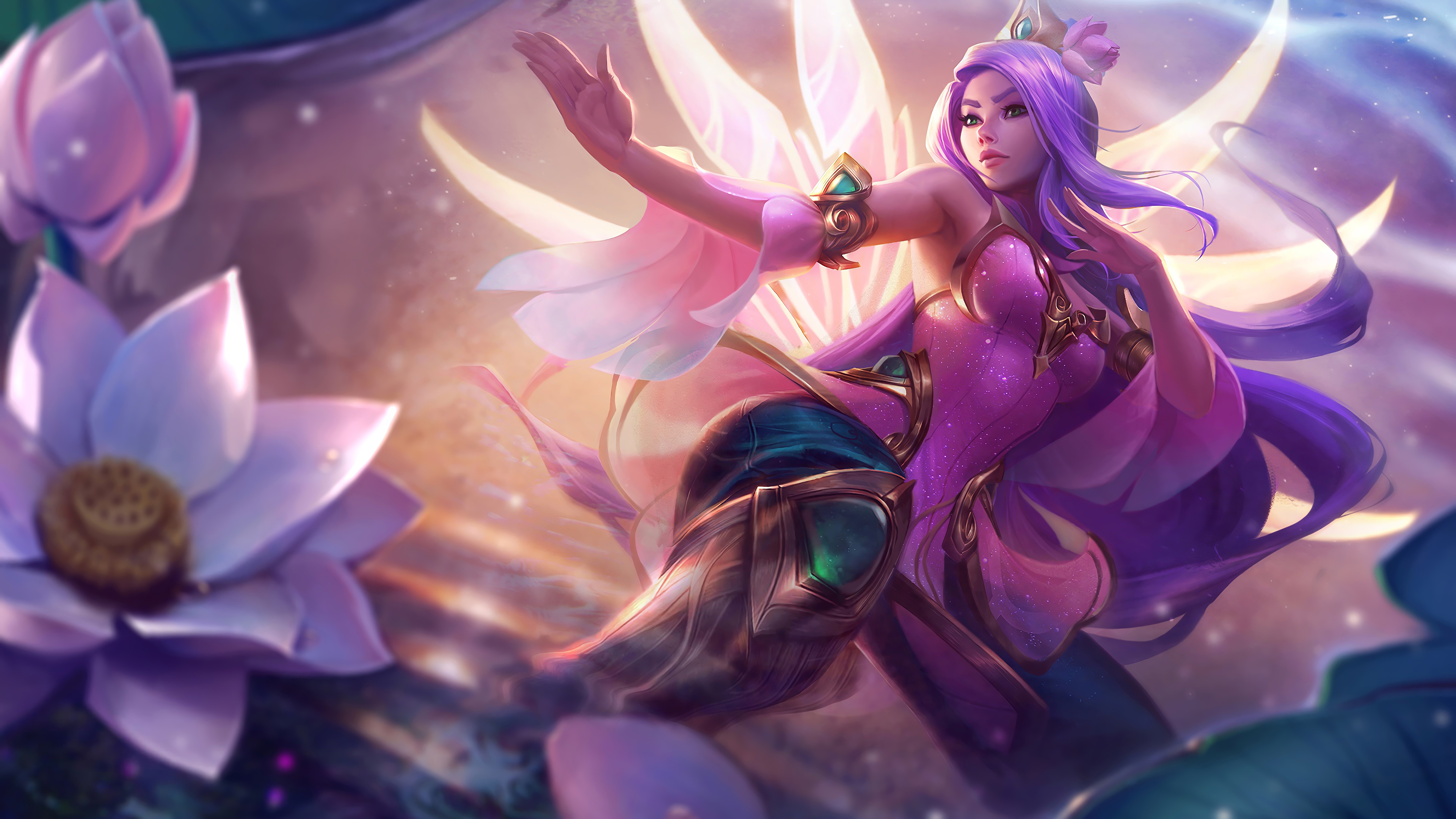 lotus irelia lol splash art update league of legends 1574103216