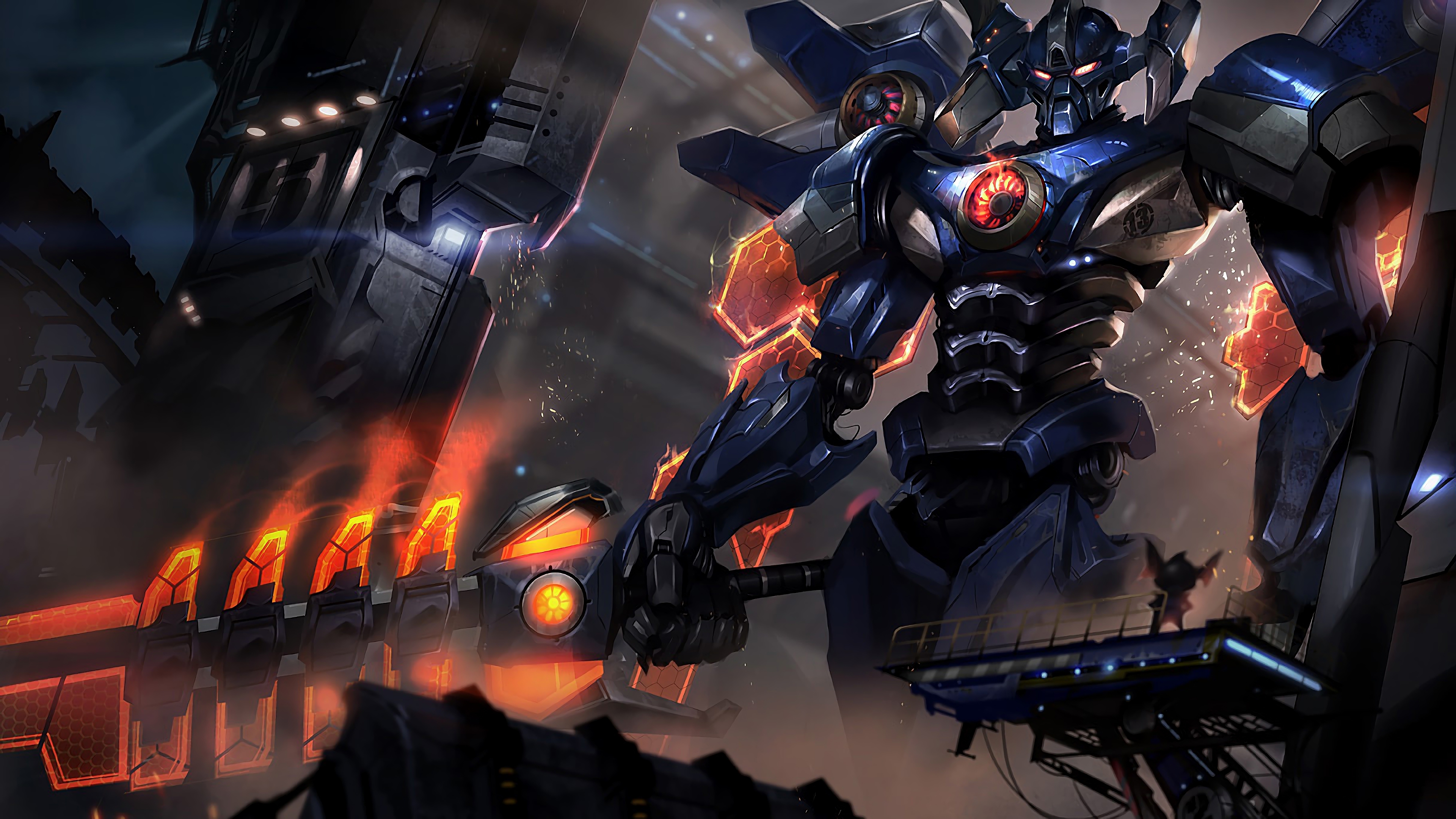 mecha aatrox lol splash art league of legends 1574100901