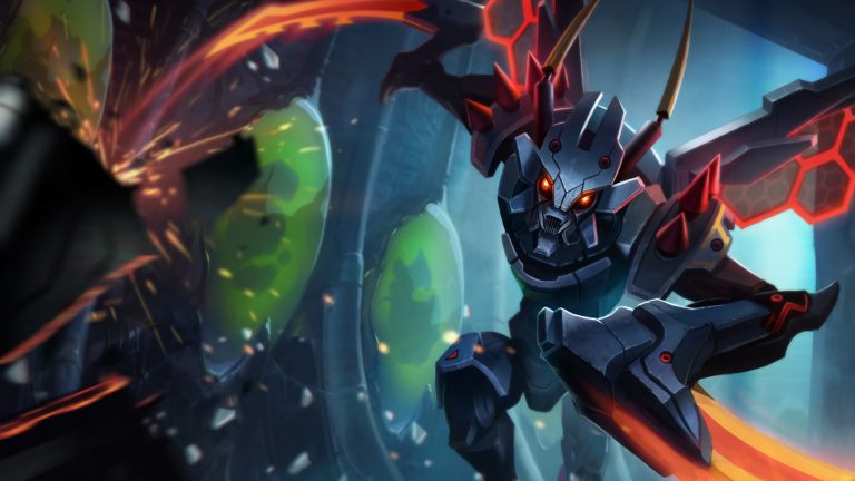 Mecha Kha’Zix LoL Splash Art League of Legends