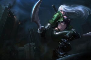 mercenary katarina lol splash art league of legends 1574096194