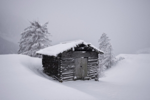 mountain hut snow 1574939428