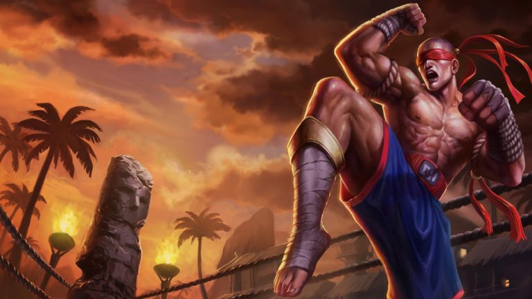 Muay Thai Lee Sin LoL Splash Art League of Legends lol