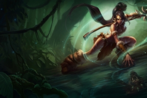 nidalee lol splash art league of legends 1574101209