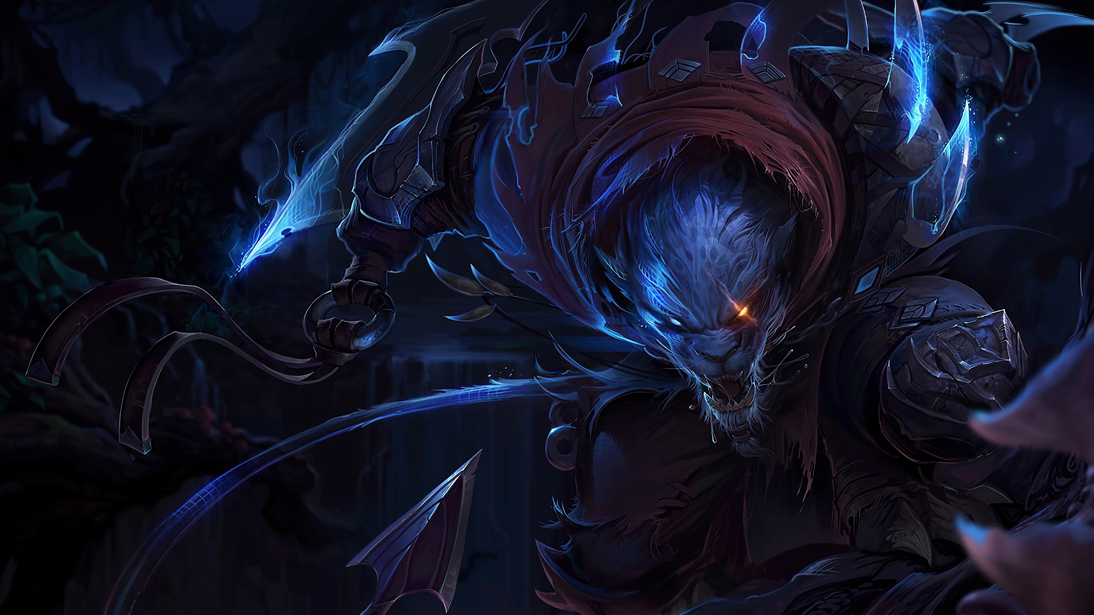 night hunter rengar lol splash art league of legends 1574100754