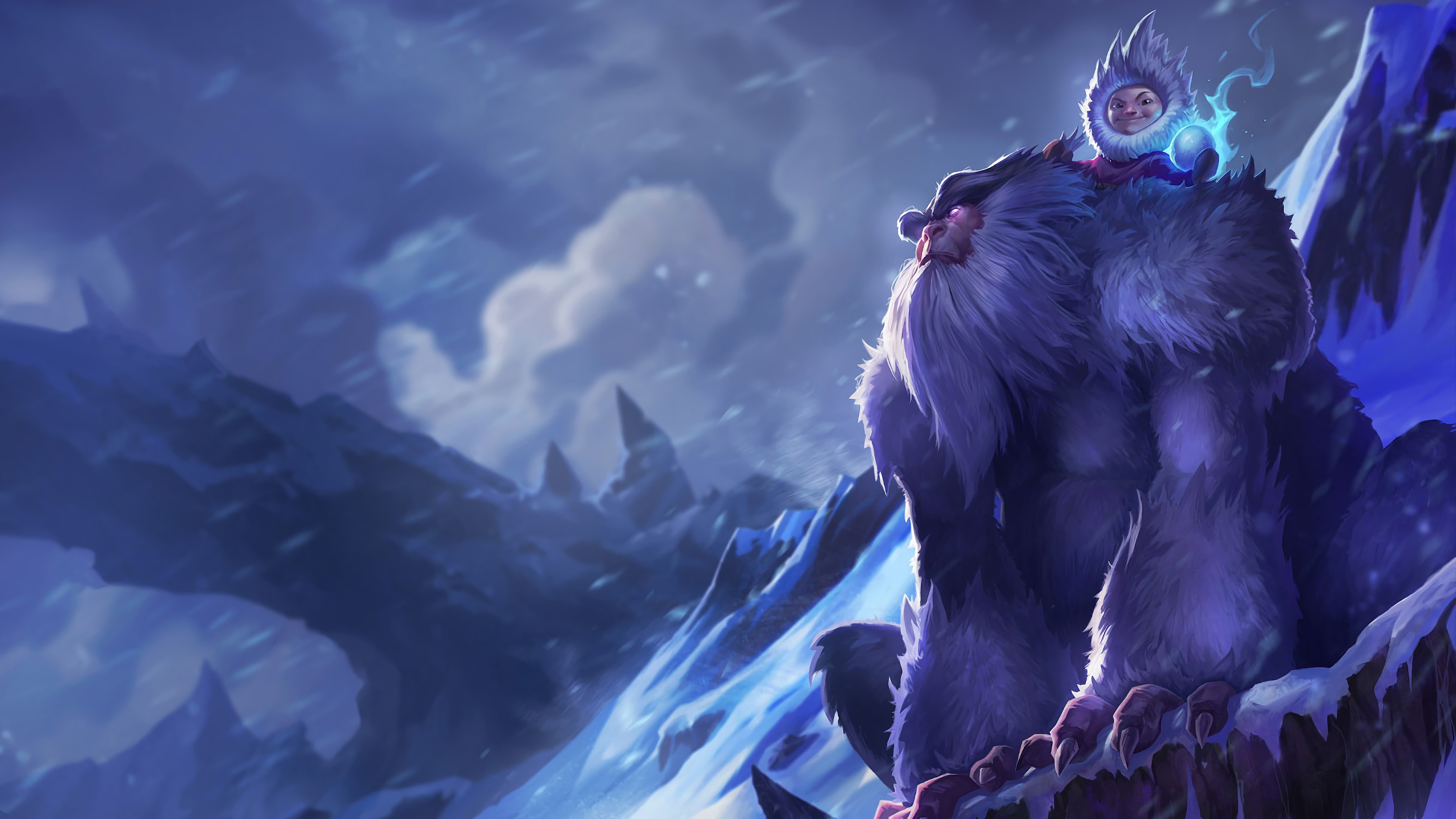 nunu lol splash art league of legends 1574098578