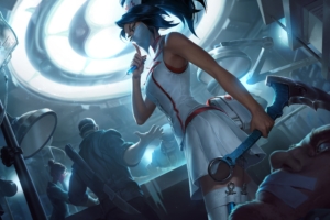 nurse akali new splash art rework update lol league of legends 1574097175