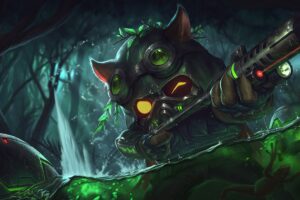 omega squad teemo lol splash art league of legends 1574101207