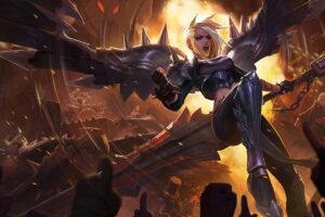 pentakill kayle lol splash art league of legends 1574099524