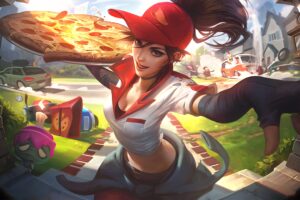 pizza delivery sivir splash art lol league of legends lol 1574102975