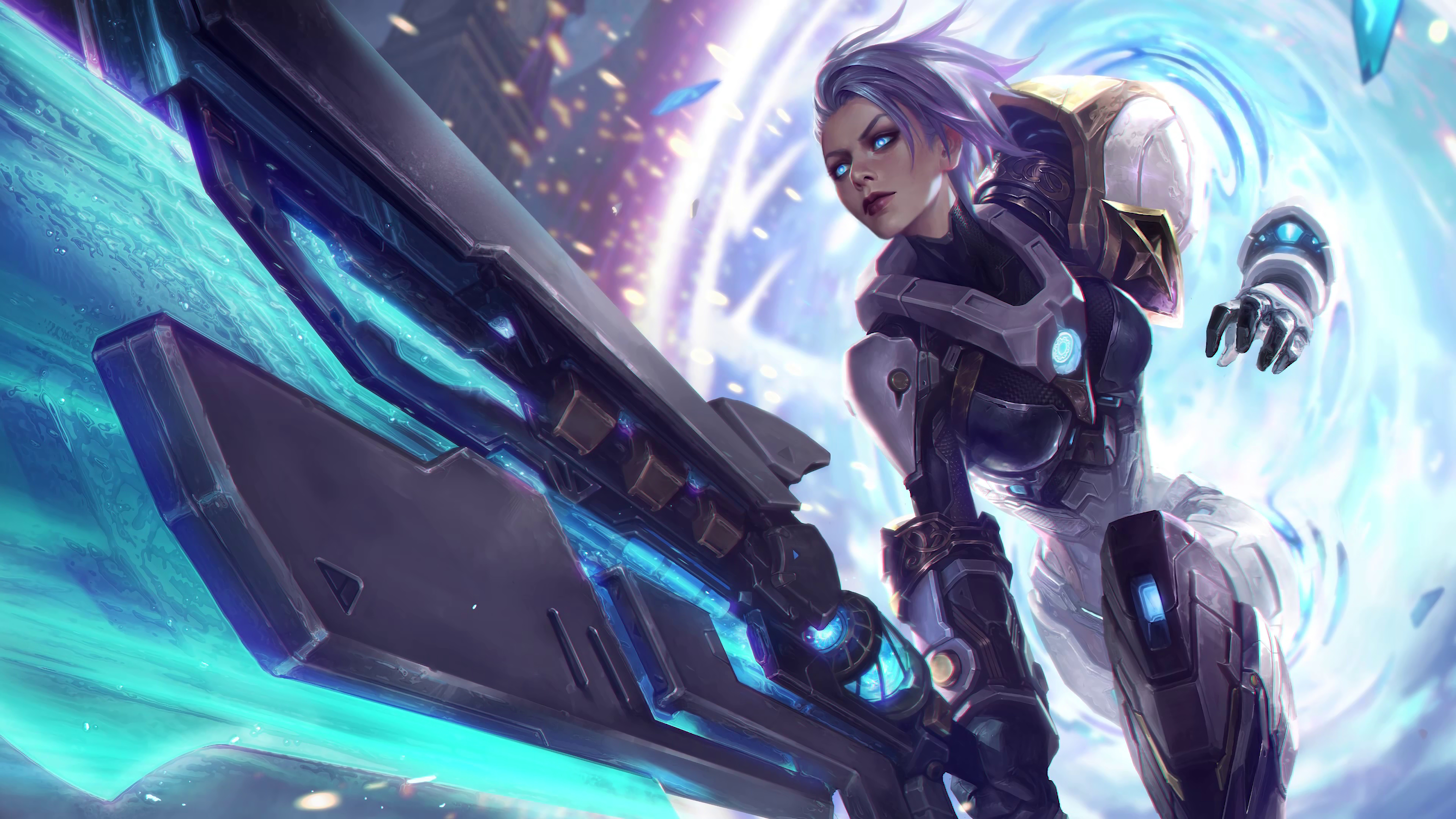 pulsefire riven lol splash art league of legends lol 1574103415