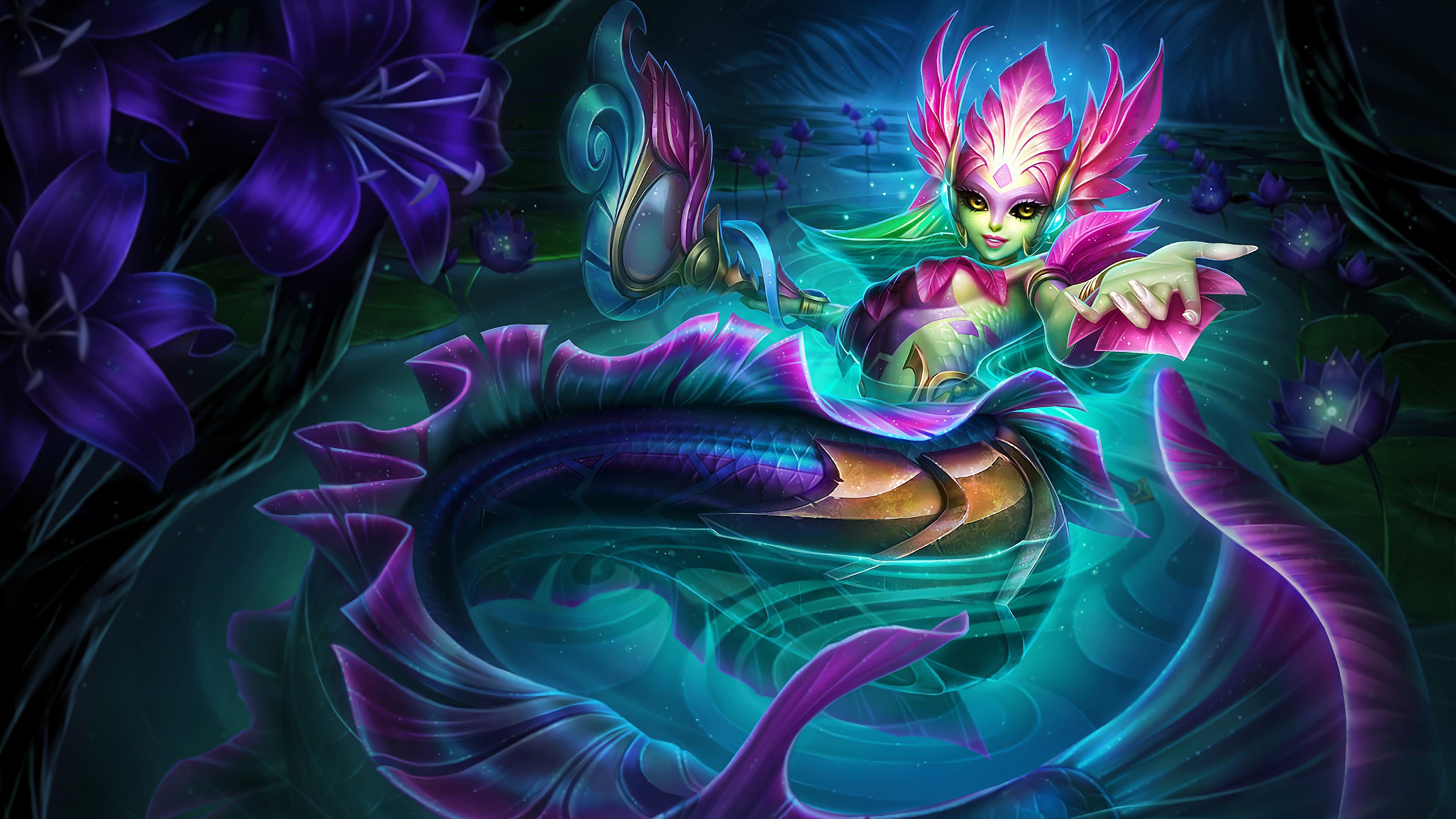 river sirit nami lol splash art league of legends 1574099926