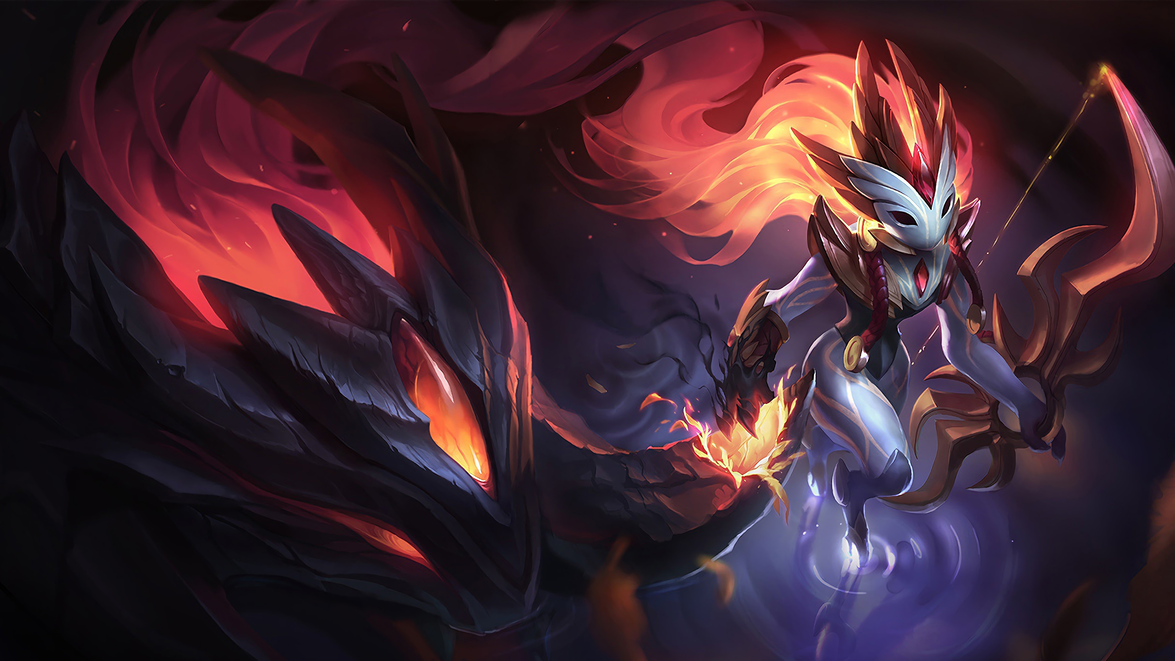 League Of Legends Kindred Wallpapers HD  Desktop and Mobile Backgrounds   League of legends Alucard mobile legends The legend of heroes