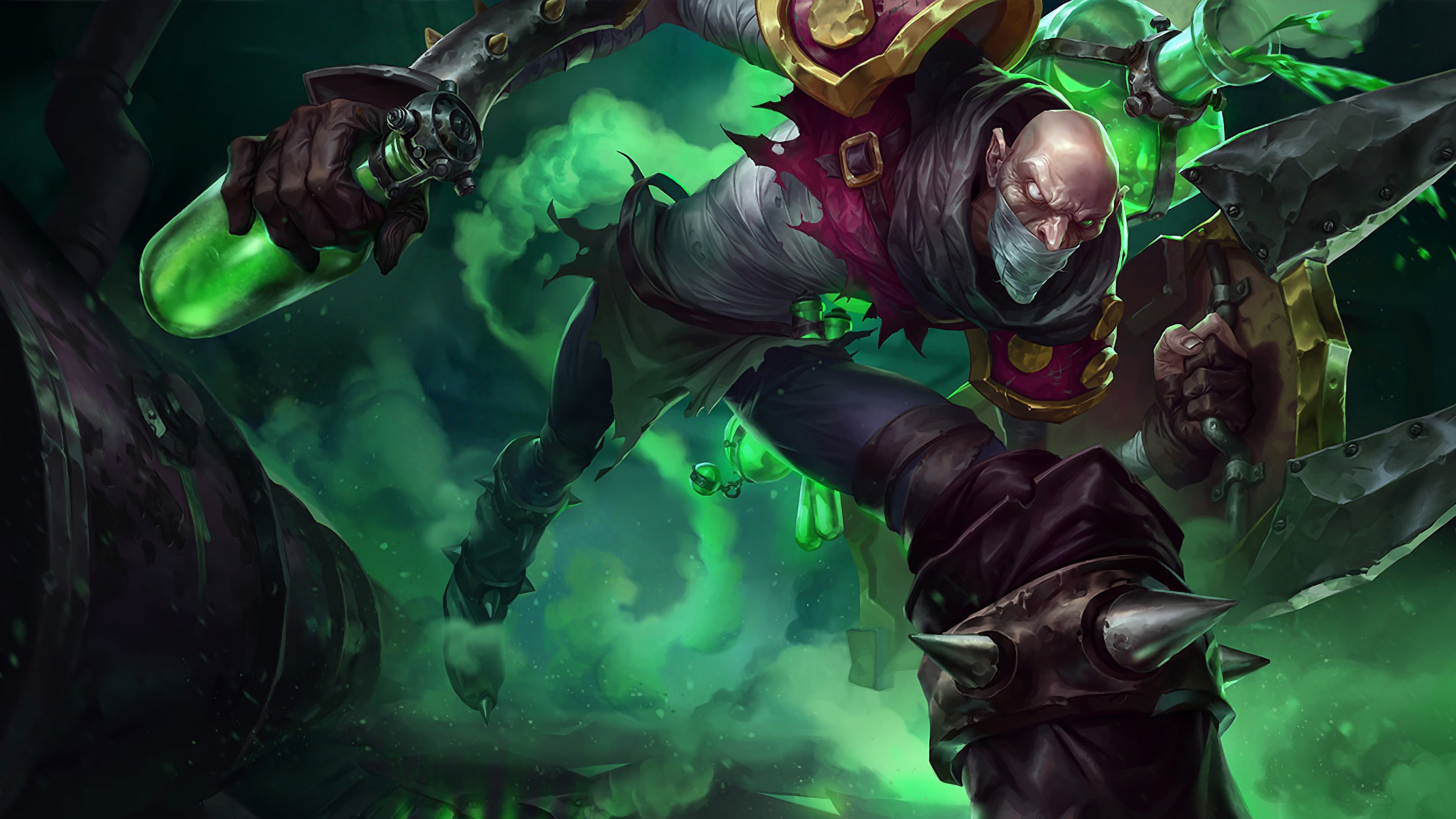 Singed LoL Splash Art League of Legends Singed, league of legends